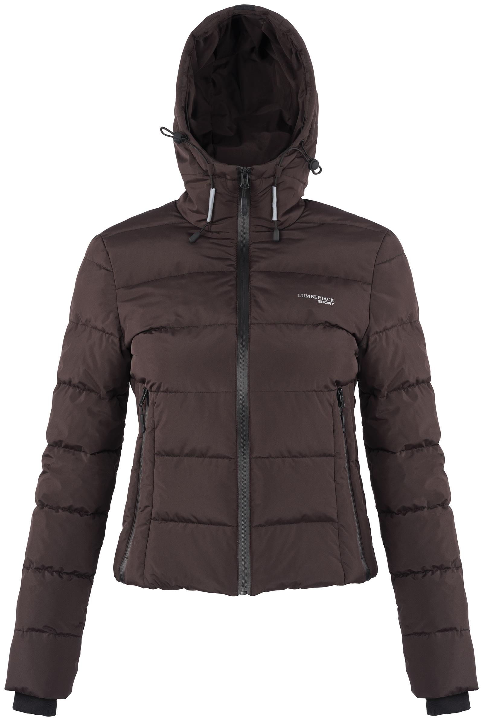 Lumberjack 0W Apreski Coat Kadın Siyah Kaban