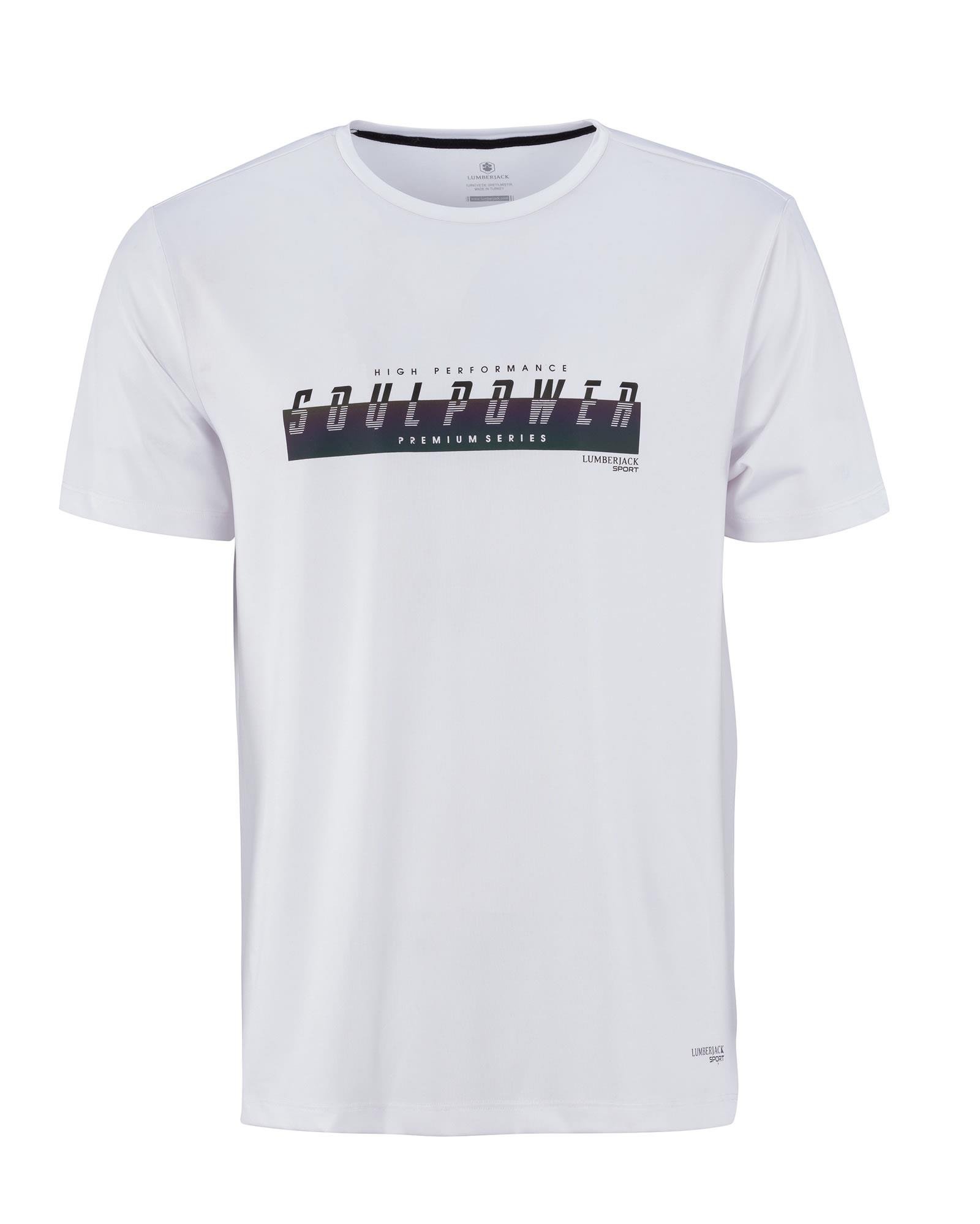 Lumberjack 0W M-18033 Odele Kk Tshirt Erkek Beyaz Tshirt