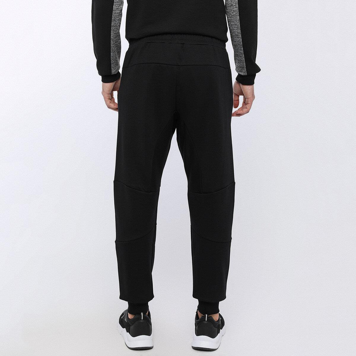 Lumberjack 0W Miles Label Track Pants Erkek Siyah Eşofman Alt