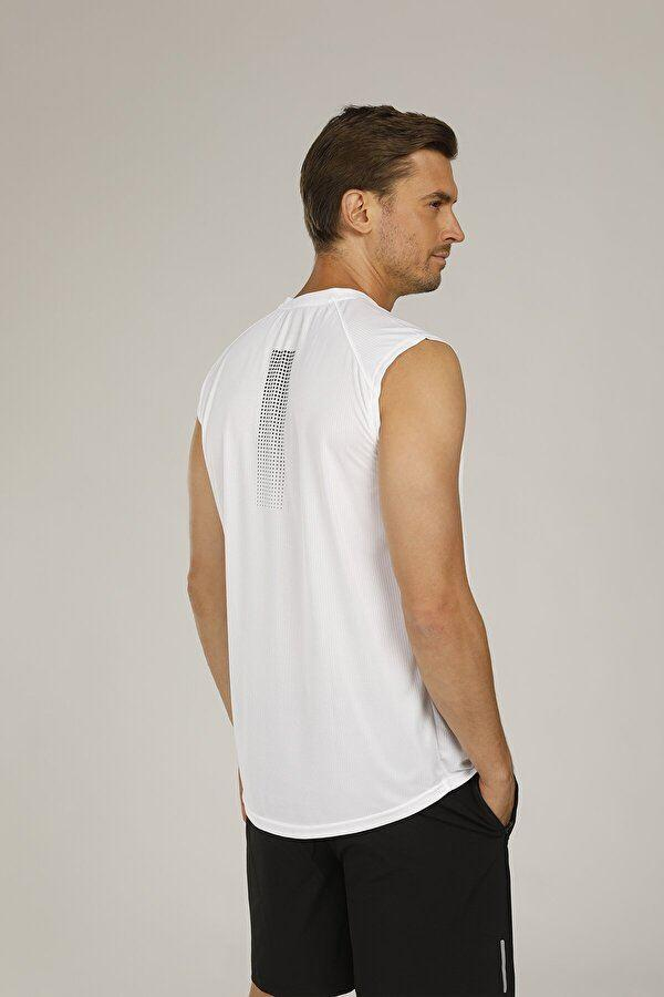 Lumberjack 1M Ct223 Bowie Athlete Erkek Beyaz Kolsuz Tshirt