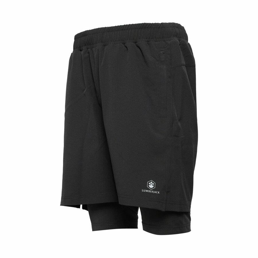Lumberjack 1M Ct413 Mike Legging Detail Short Erkek Siyah Şort