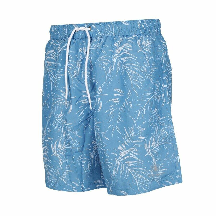 Lumberjack 1M Ct490 Leaf Swim Short Erkek Mavi Deniz Şortu