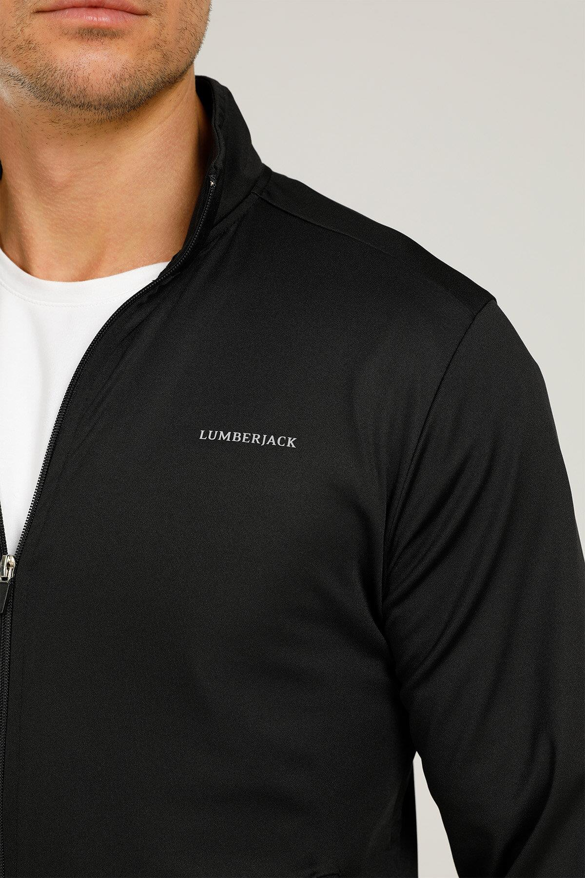 Lumberjack 1W Alex Track Suit 1Pr Erkek Siyah Eşofman Takım