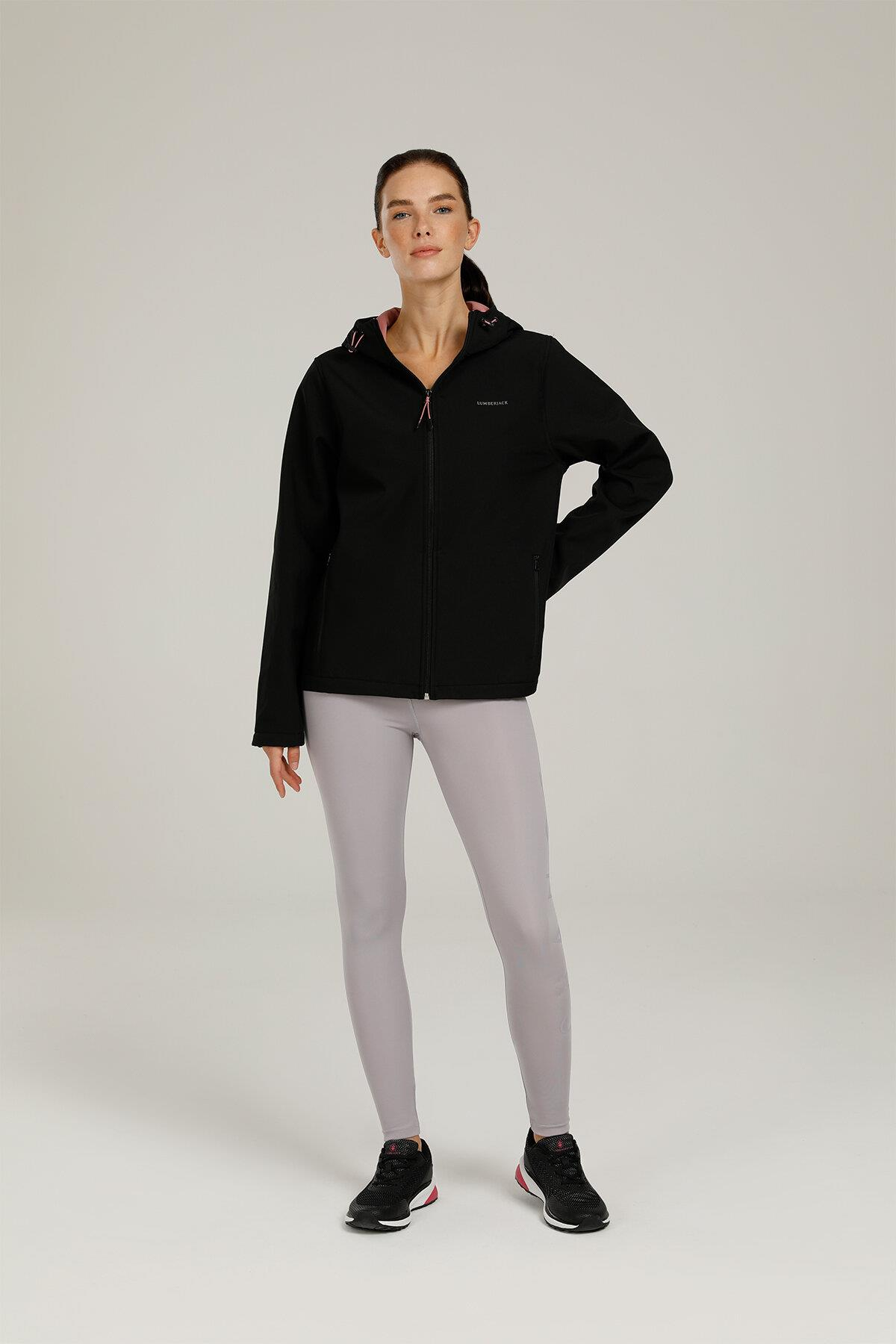 Lumberjack 1W Basic Softshell W  1Pr Kadın Siyah Softshell