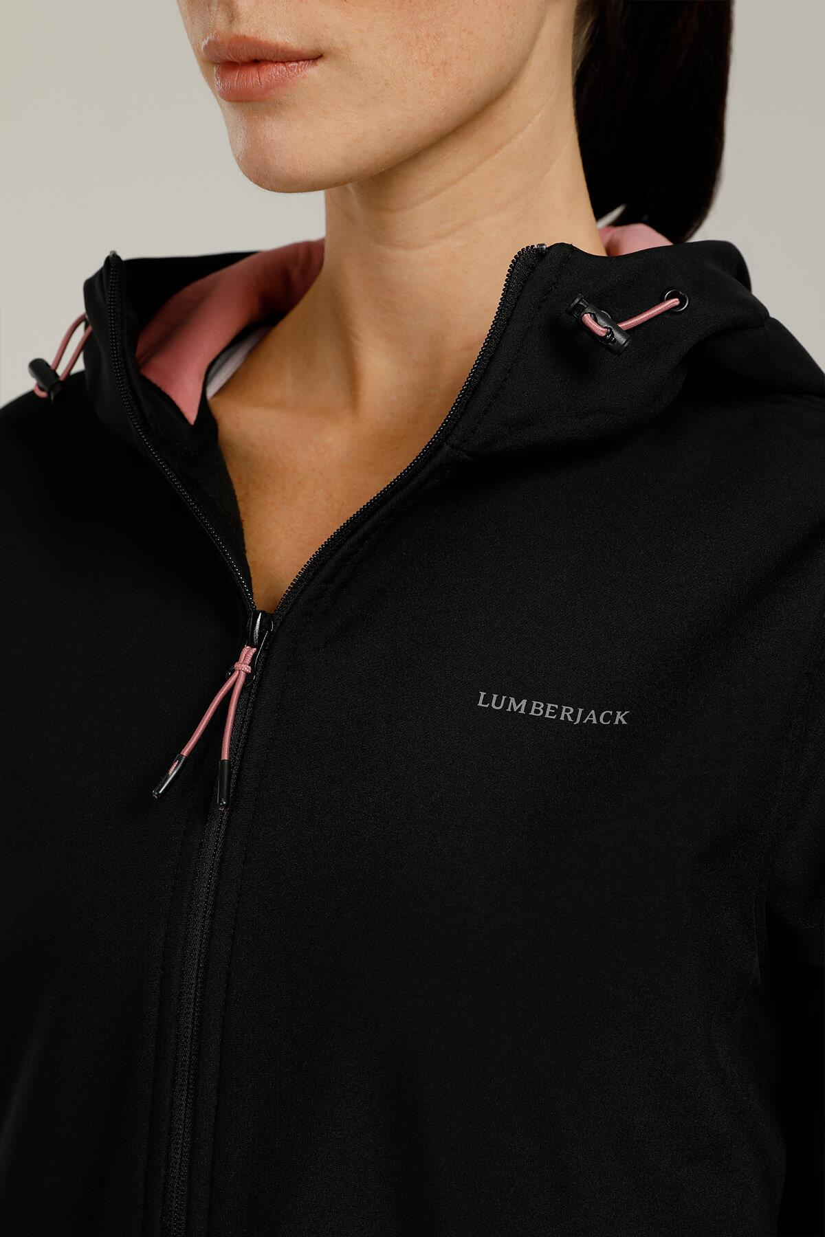 Lumberjack 1W Basic Softshell W  1Pr Kadın Siyah Softshell