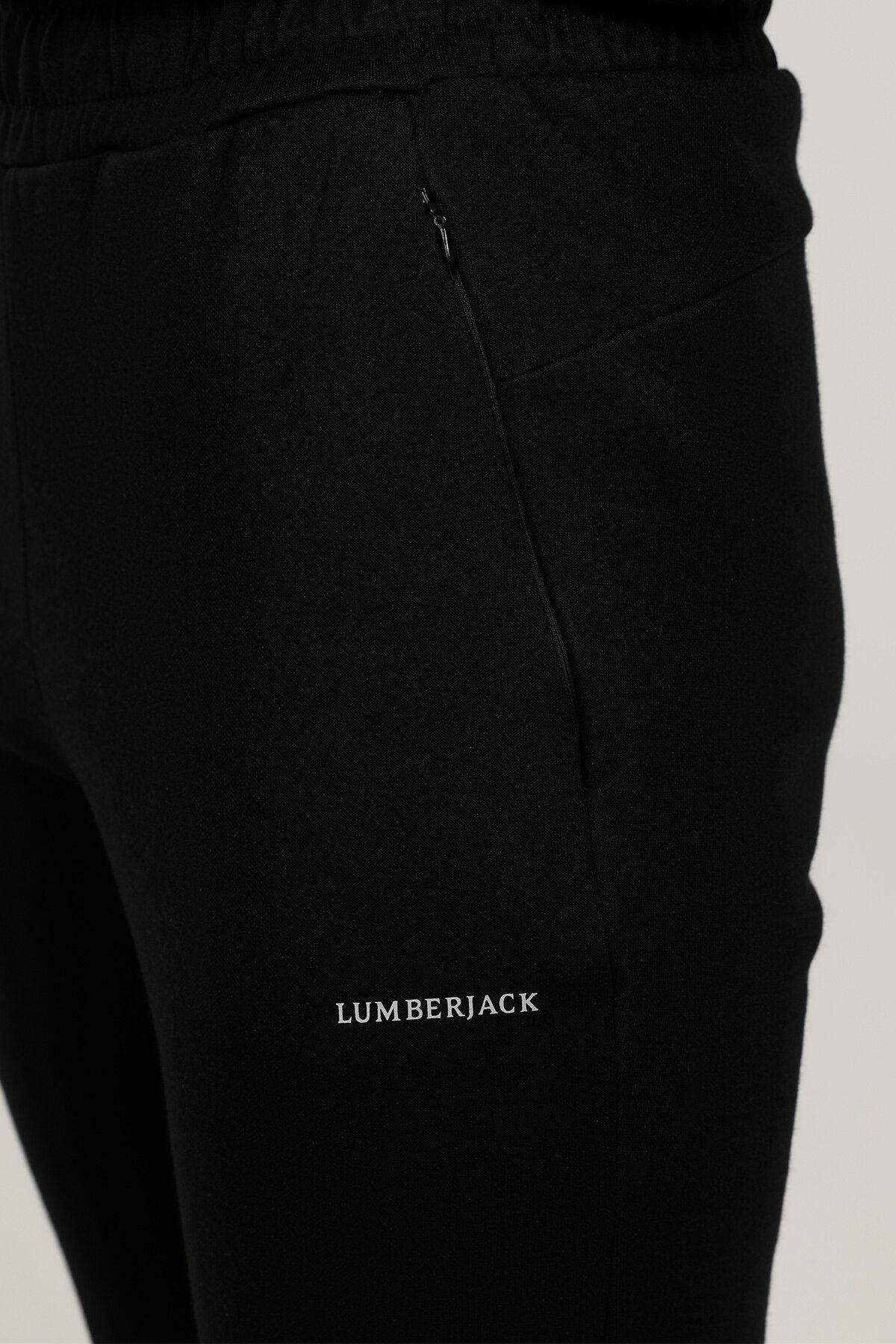 Lumberjack 1W Ct322 Mila Track Pants 1Pr Kadın Siyah Eşofman Alt