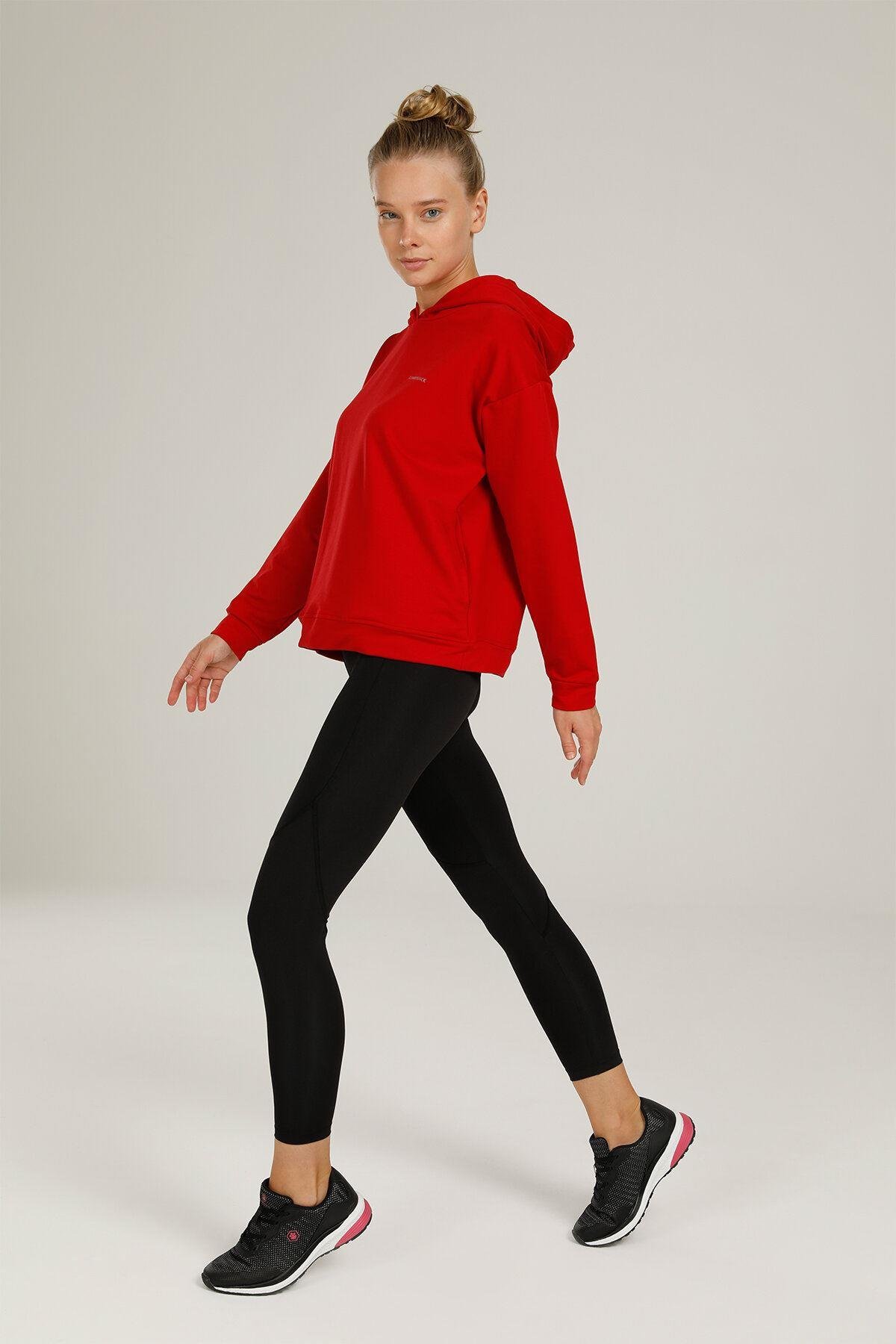 Lumberjack 1W Ct688 Carla Flatlock Leggings 1Pr Kadın Siyah Tayt