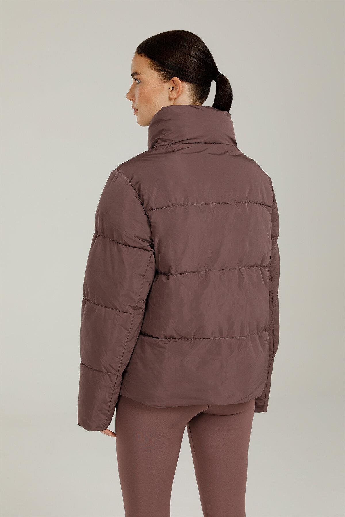 Lumberjack 1W Ct787 Agata Coat  1Pr Kadın Mor Kaban - Kısa