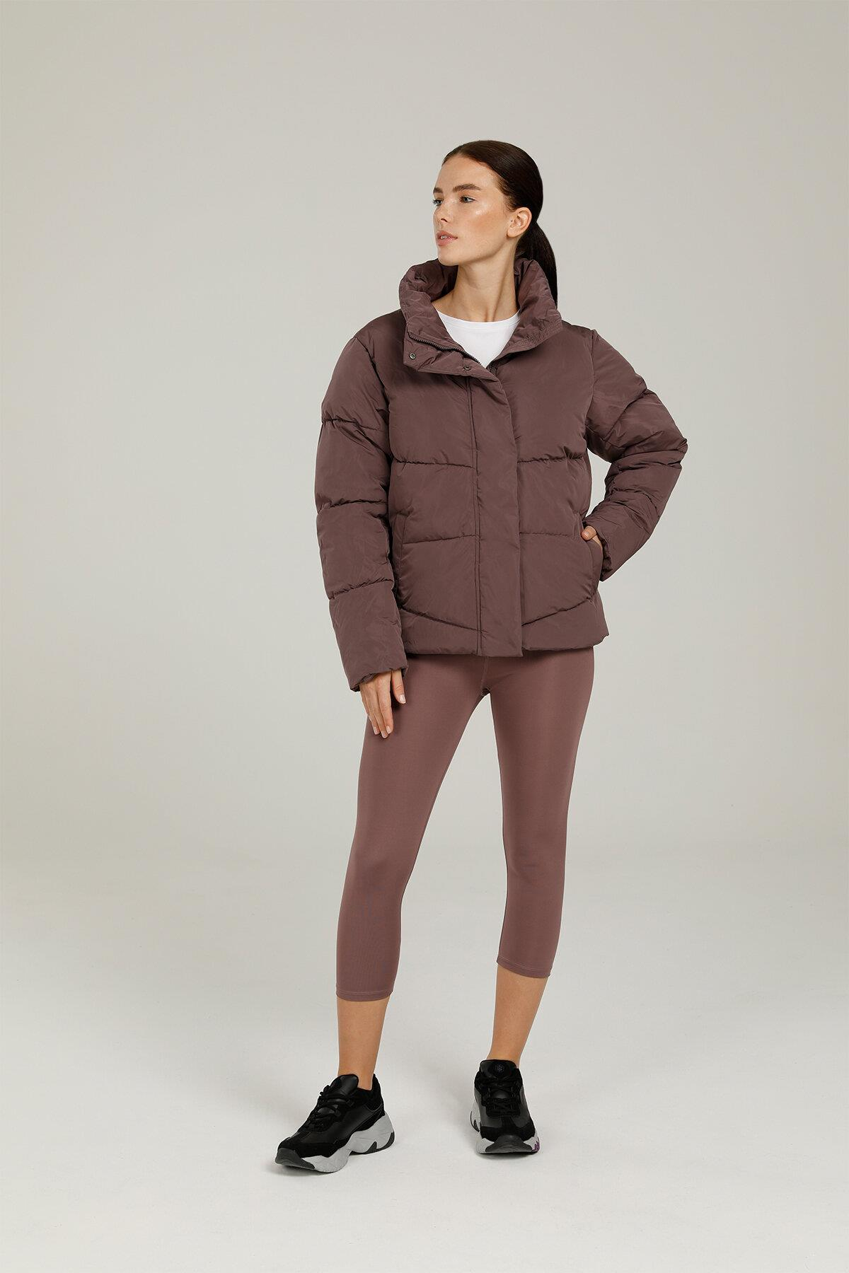 Lumberjack 1W Ct787 Agata Coat  1Pr Kadın Mor Kaban - Kısa