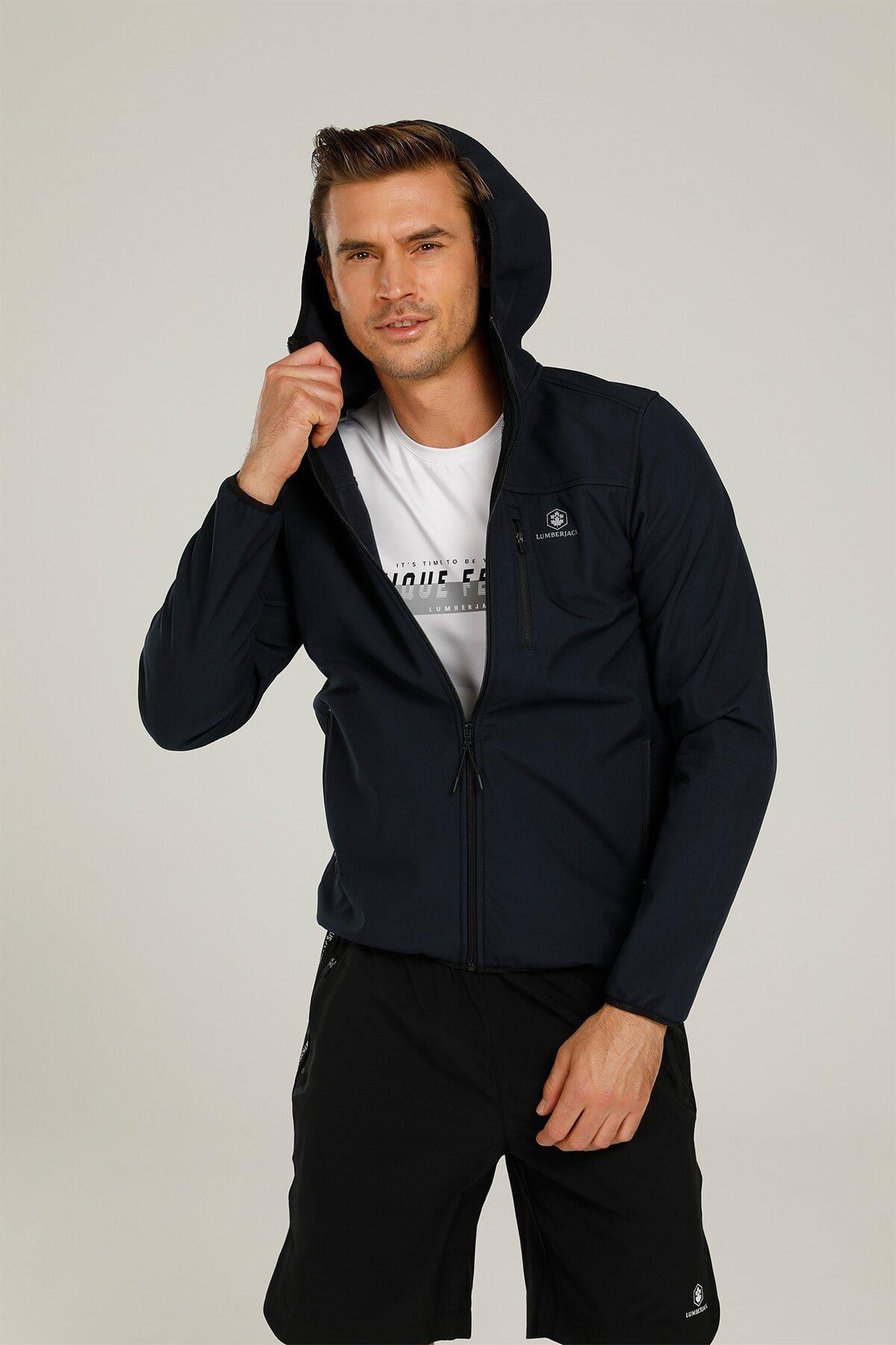 Lumberjack 1W Gt16 Basic Softshell 1Pr Erkek Lacivert Softshell