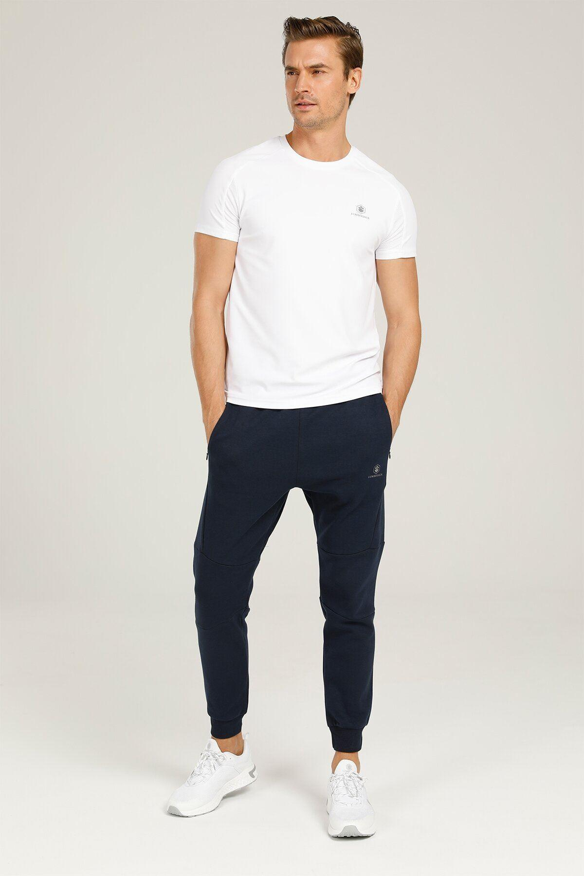 Lumberjack 1W Miles Label Track Pants 1Pr Erkek Lacivert Eşofman Alt