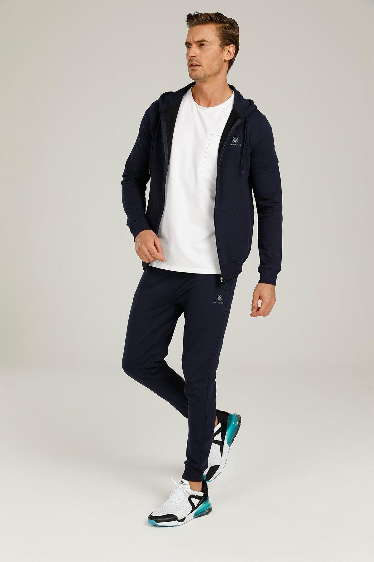 Lumberjack 1W Sn76 Basic Jogger 1Pr Erkek Lacivert Eşofman Alt