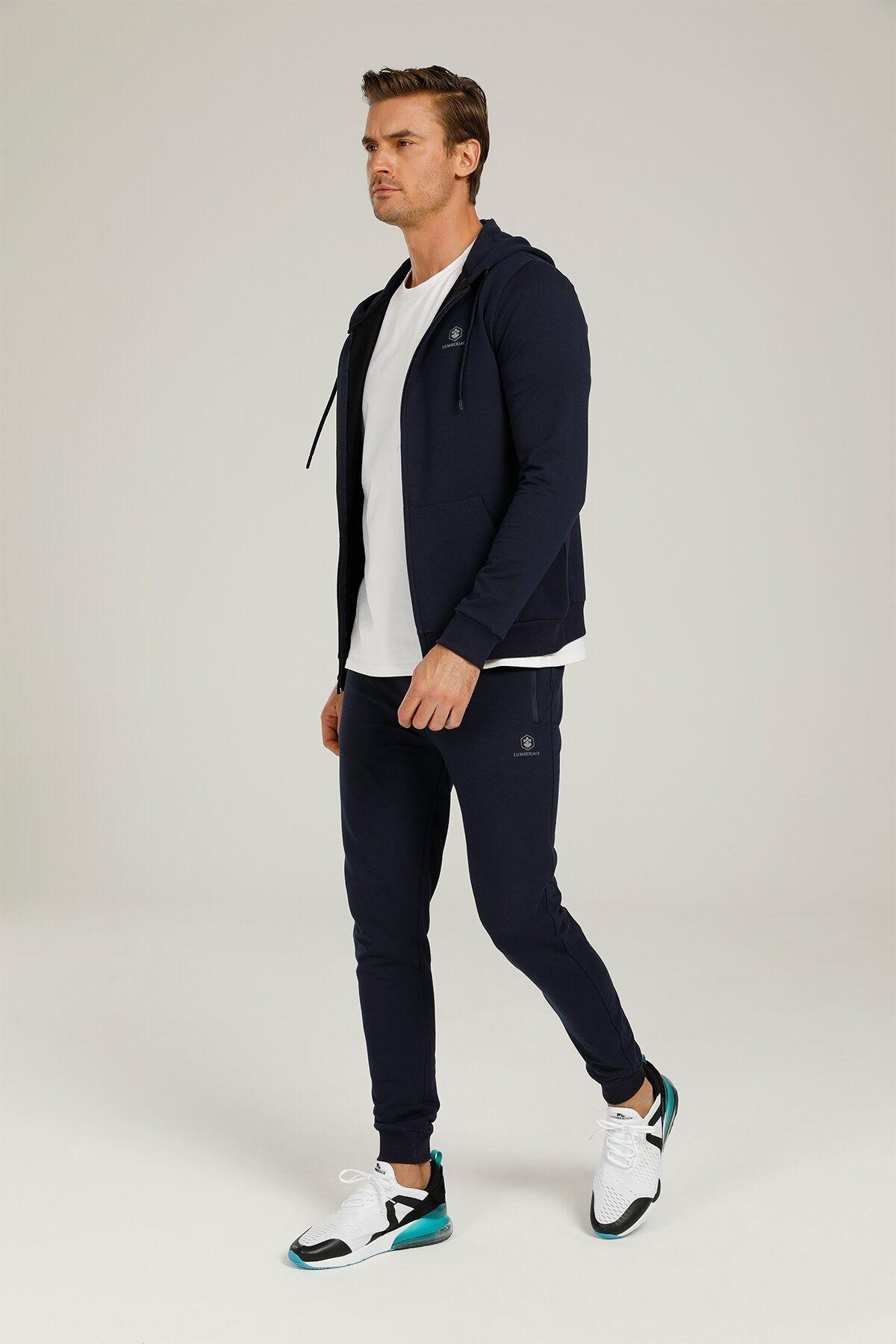 Lumberjack 1W Sn76 Basic Jogger 1Pr Erkek Lacivert Eşofman Alt