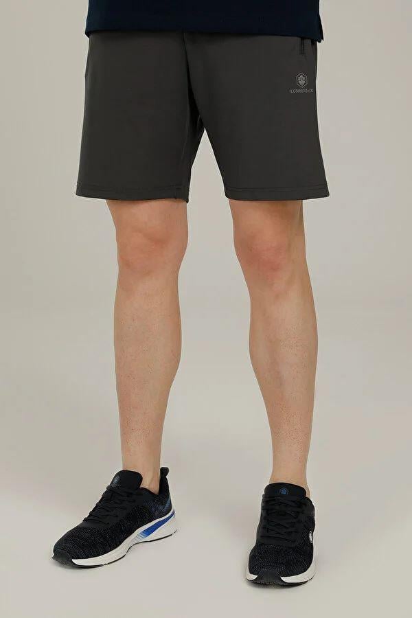 Lumberjack 2M Ct101 Basic Pes Short 2Fx Erkek Gri Melanj Şort