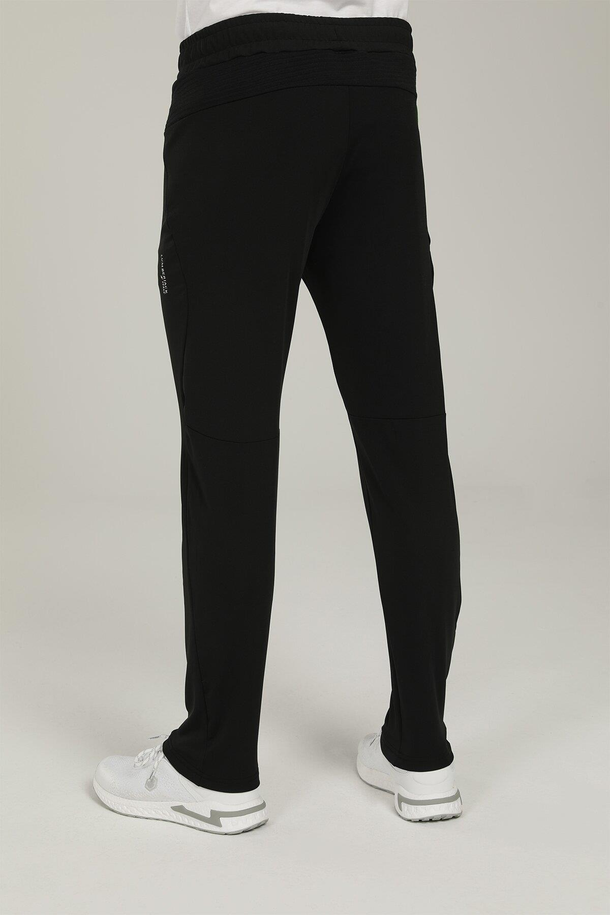 Lumberjack 2M Ct1160 Renato Slogan Track Pants 2 Erkek Siyah Eşofman Alt