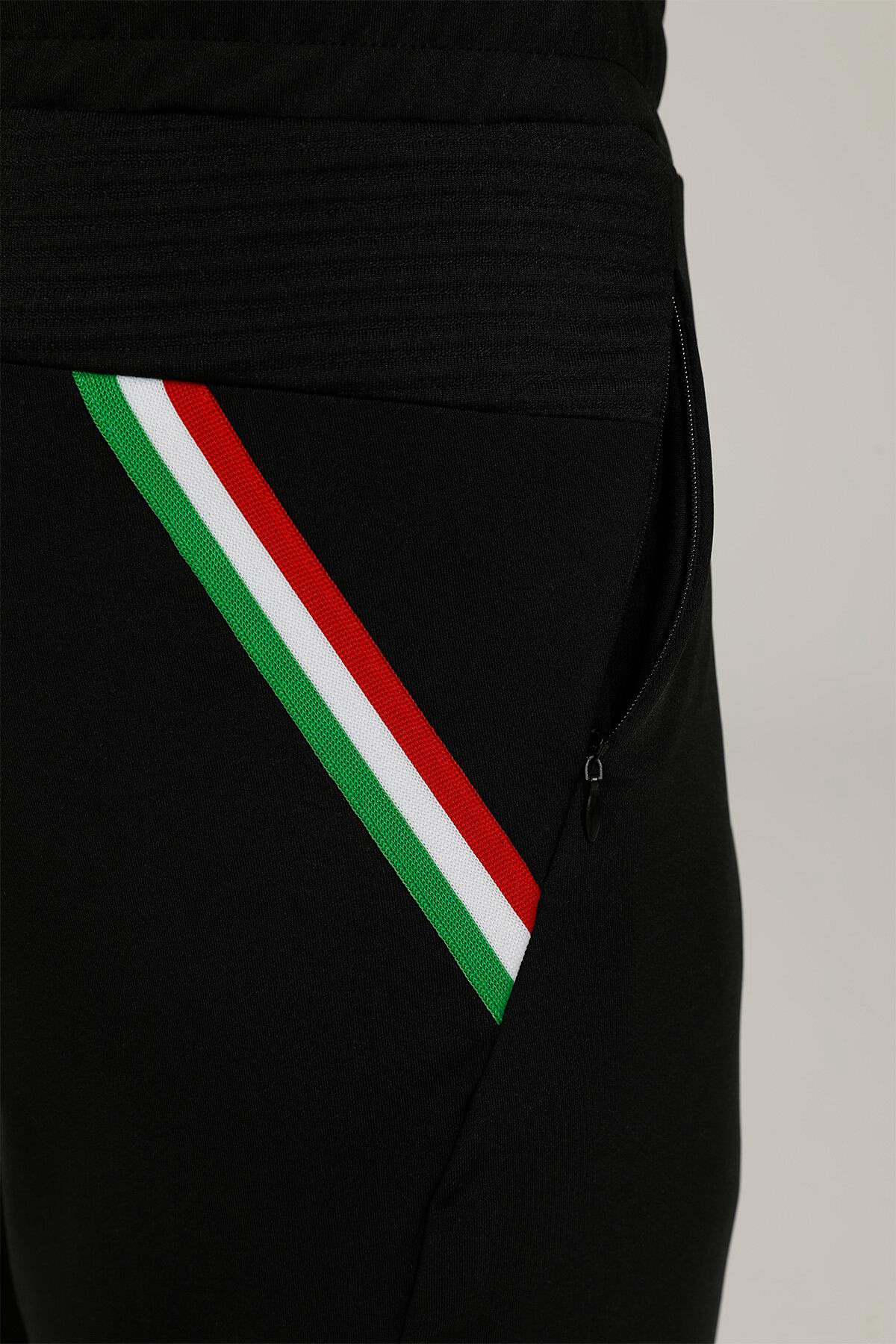 Lumberjack 2M Ct1160 Renato Slogan Track Pants 2 Erkek Siyah Eşofman Alt