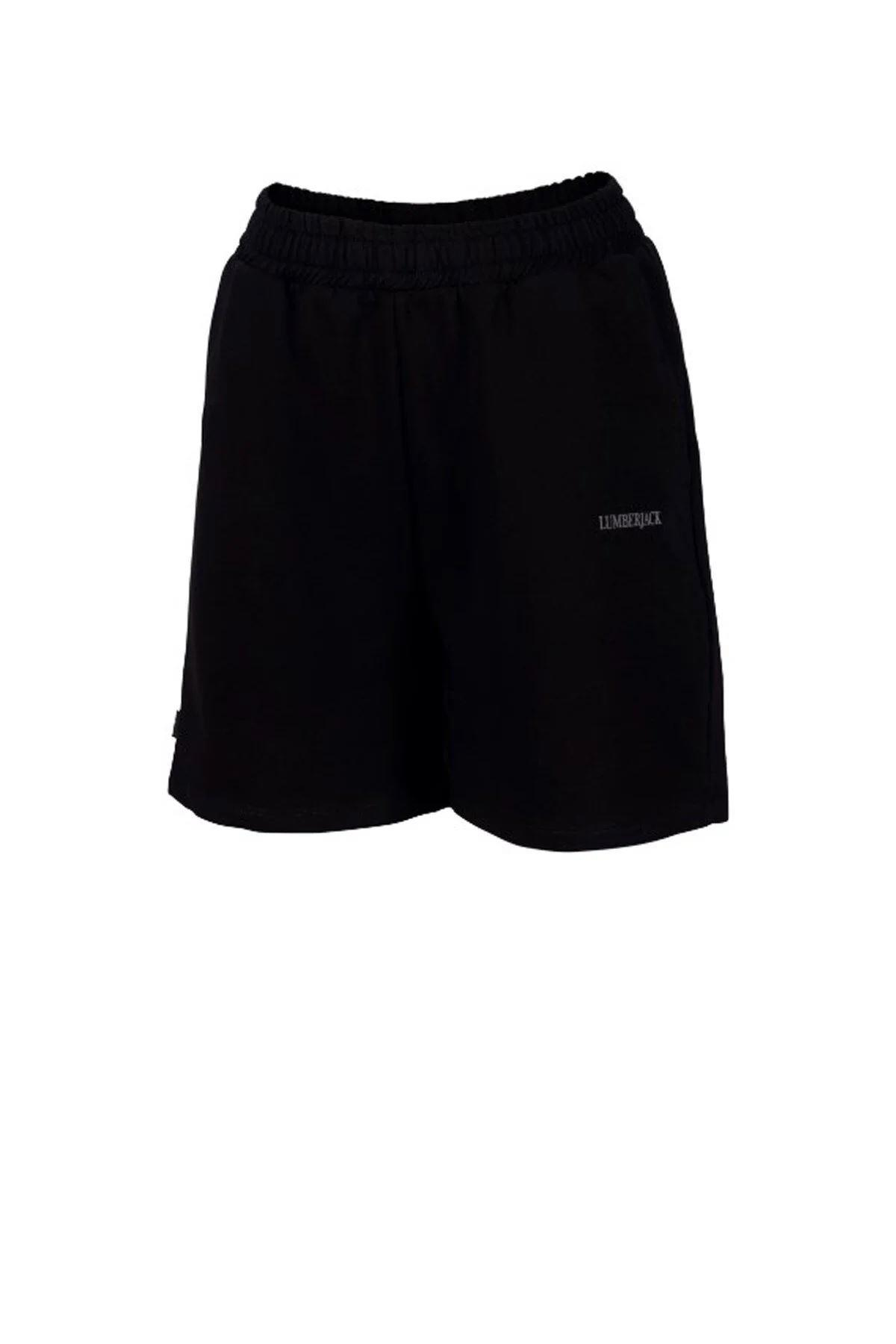 Lumberjack 2M Ct1194 Daisy Shorts 2Fx Erkek Siyah Şort