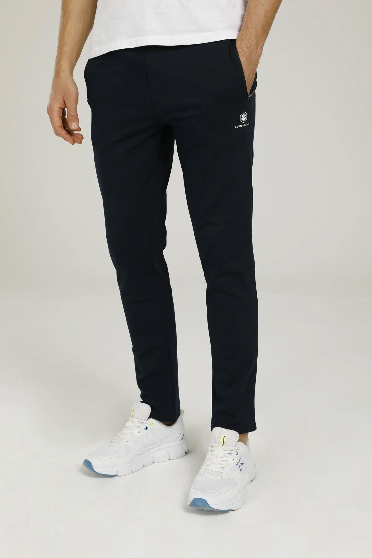 Lumberjack 2M Ct121 Basic Track Pants 2Fx Erkek Lacivert Eşofman Alt