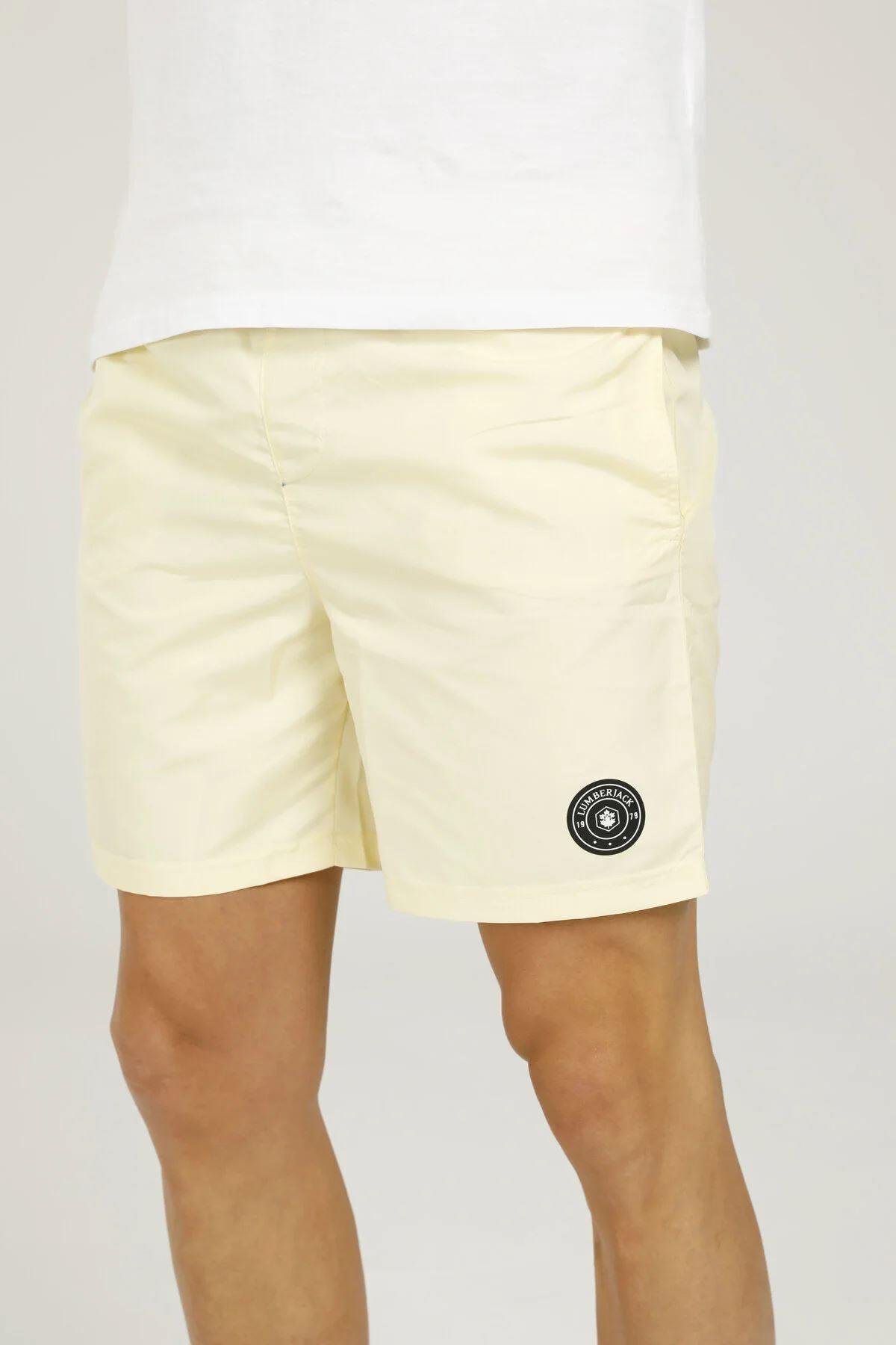 Lumberjack 2M Ct483 Gustavo Swim Short 2Fx Erkek Sari Deniz Şortu