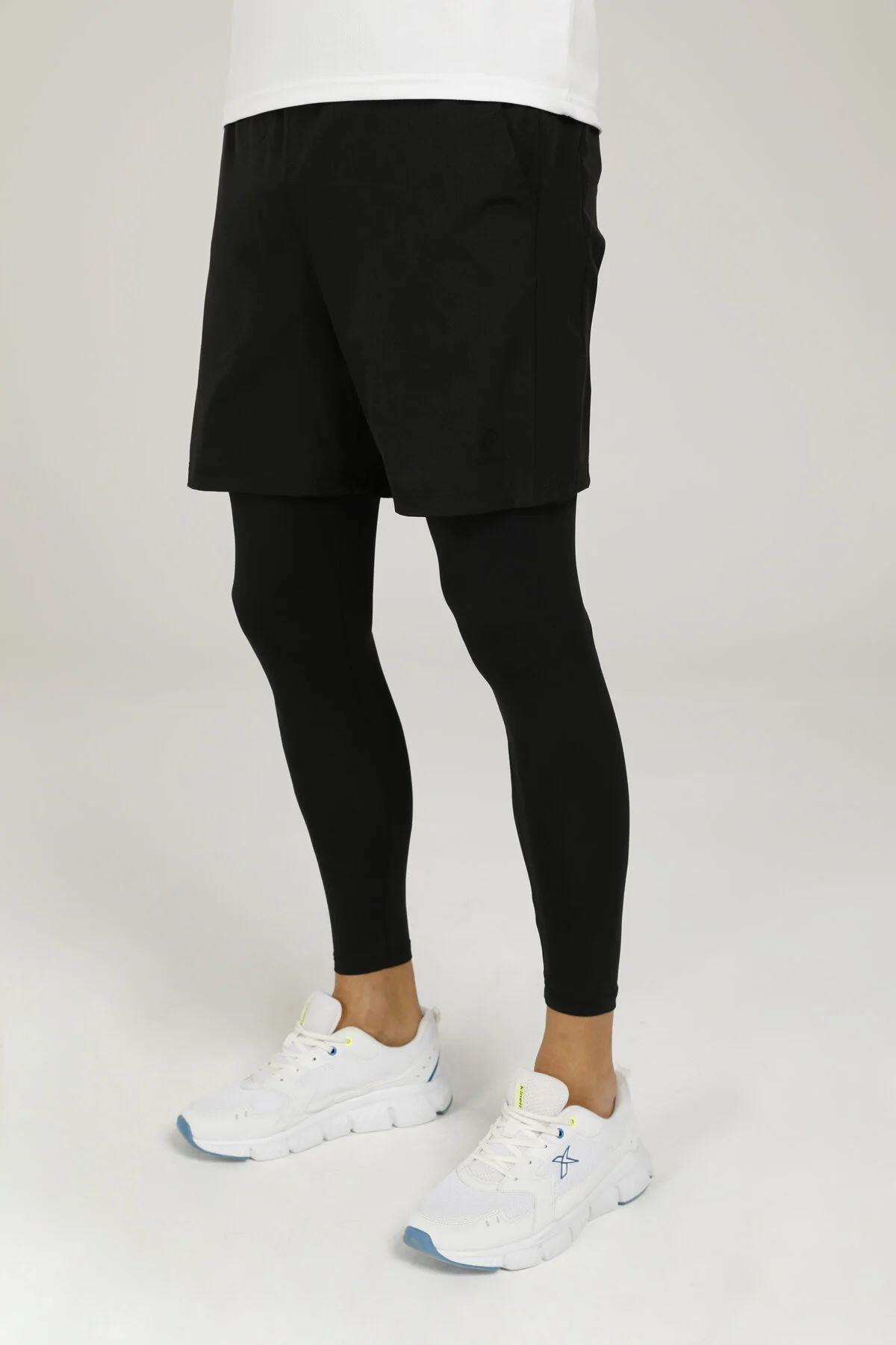 Lumberjack 2M Ct805 Barney Legging Detail Woven Erkek Siyah Şort
