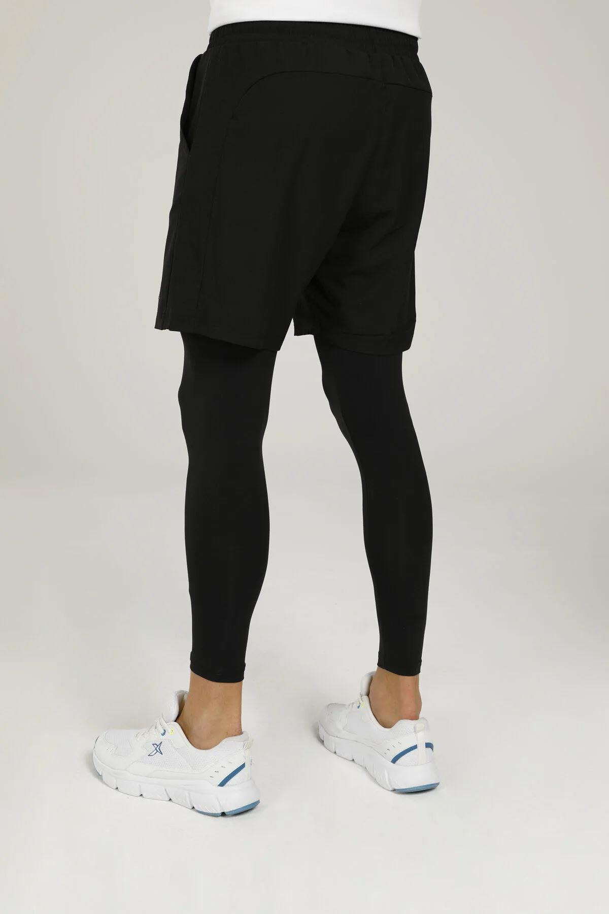 Lumberjack 2M Ct805 Barney Legging Detail Woven Erkek Siyah Şort
