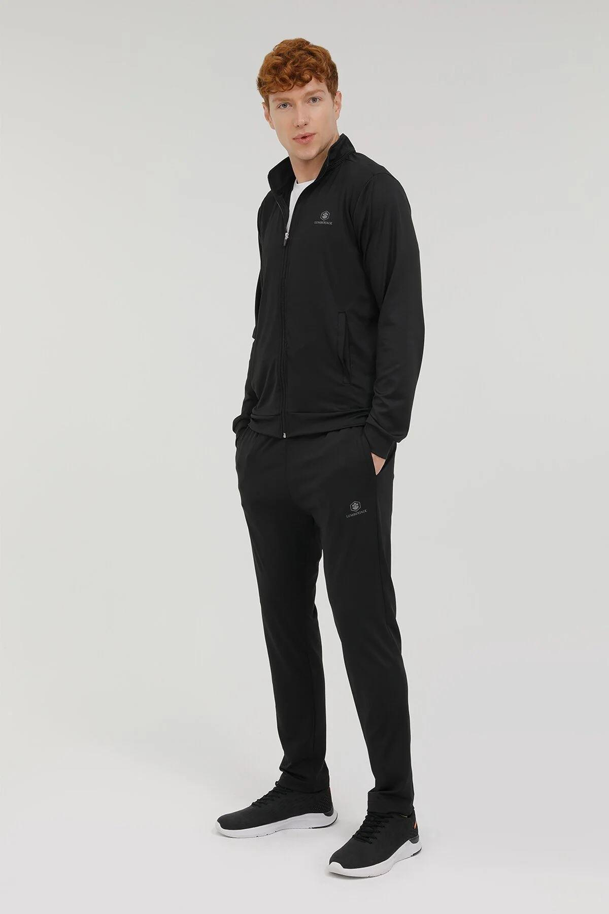 Lumberjack 2W M-Alex Track Suit 2Pr Erkek Siyah Eşofman Takım
