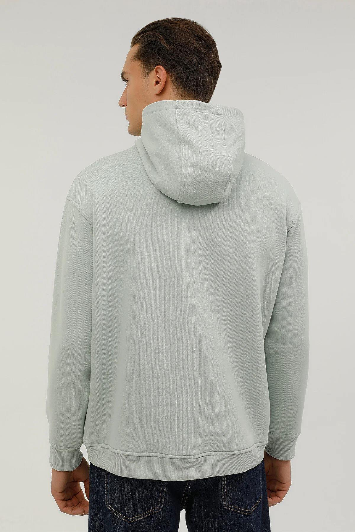 Lumberjack 2W M-Cg516 Smooth Hoodie 2Pr Erkek Yesil Kapşonlu Sweat
