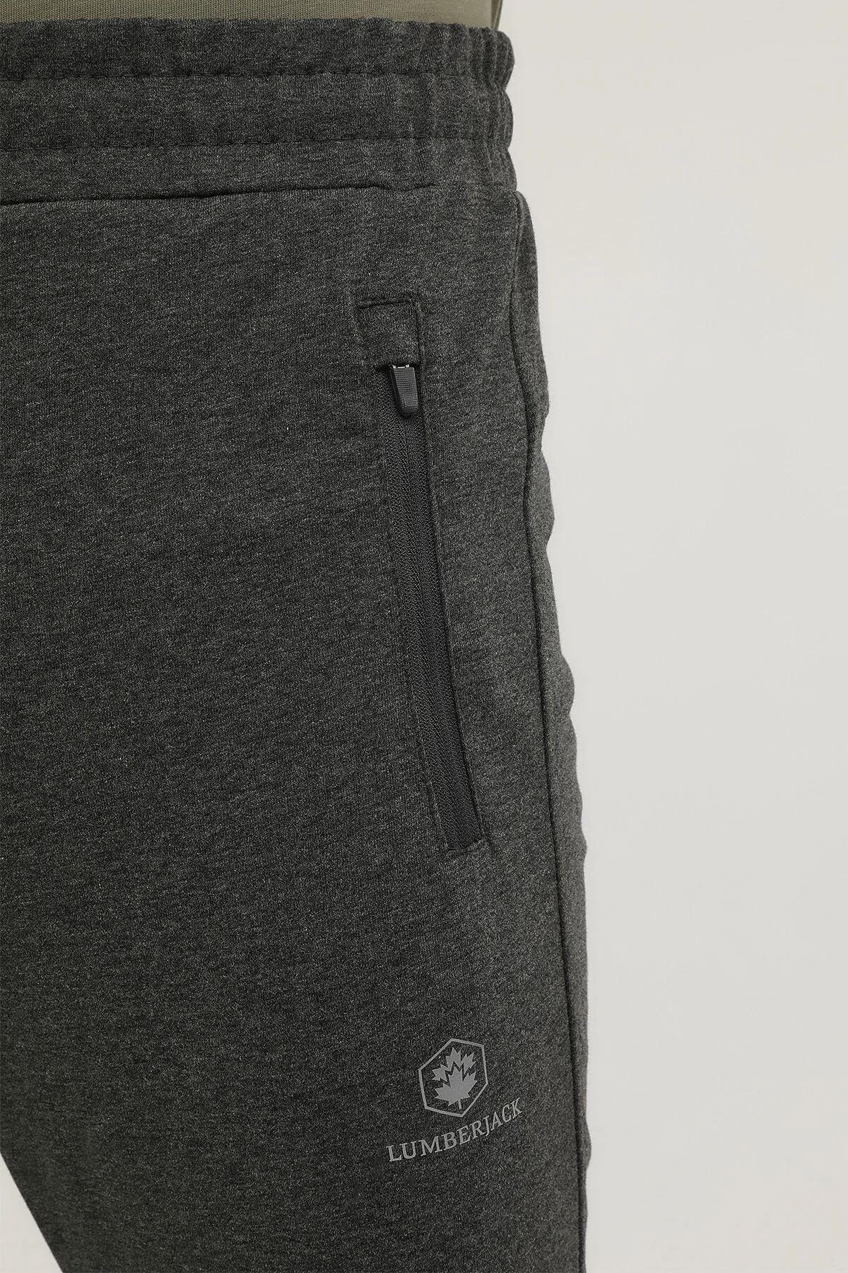 Lumberjack 2W M-Ct107 Basic Jogger 2Pr Erkek Antrasit Eşofman Alt