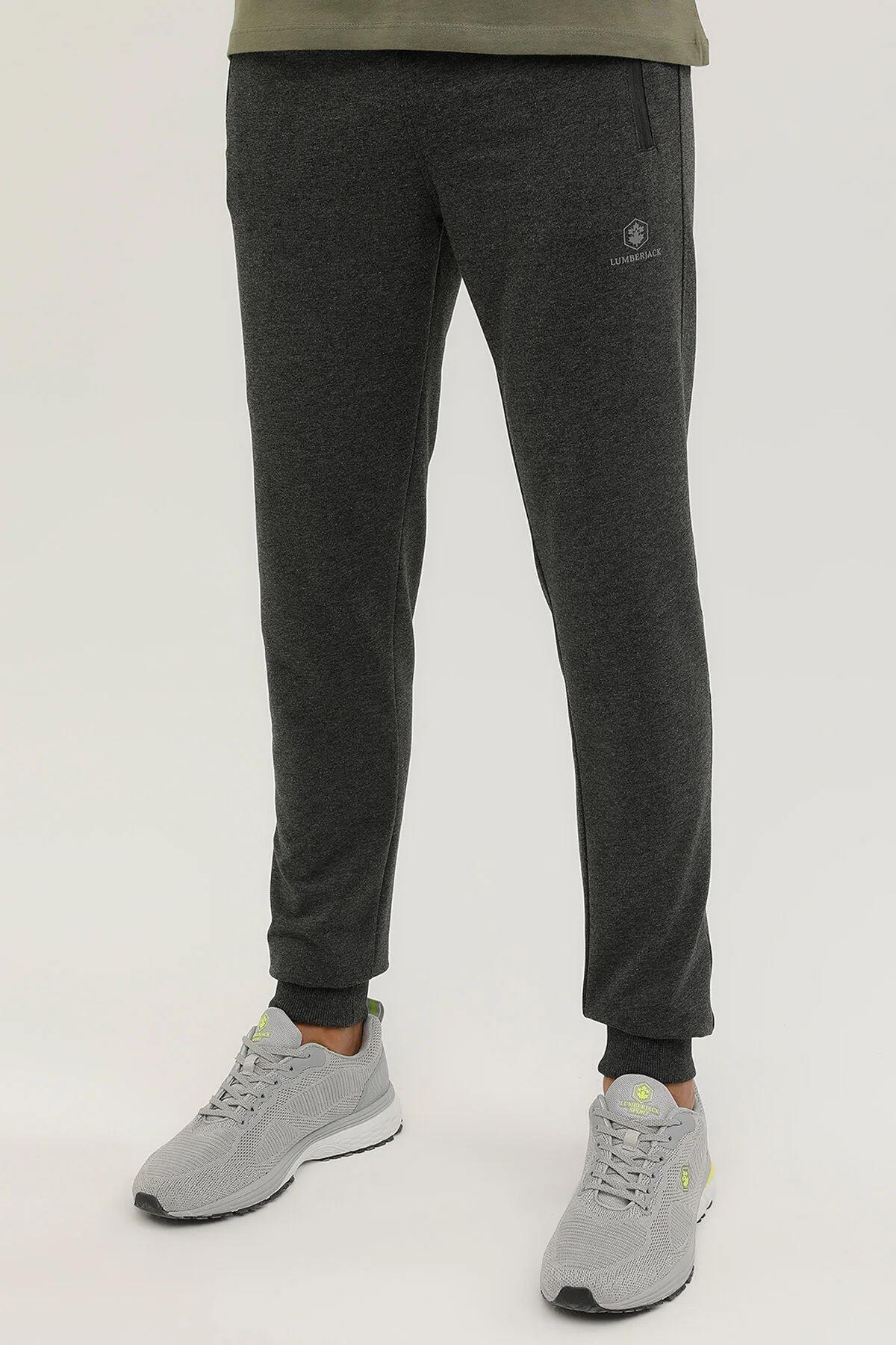 Lumberjack 2W M-Ct107 Basic Jogger 2Pr Erkek Antrasit Eşofman Alt