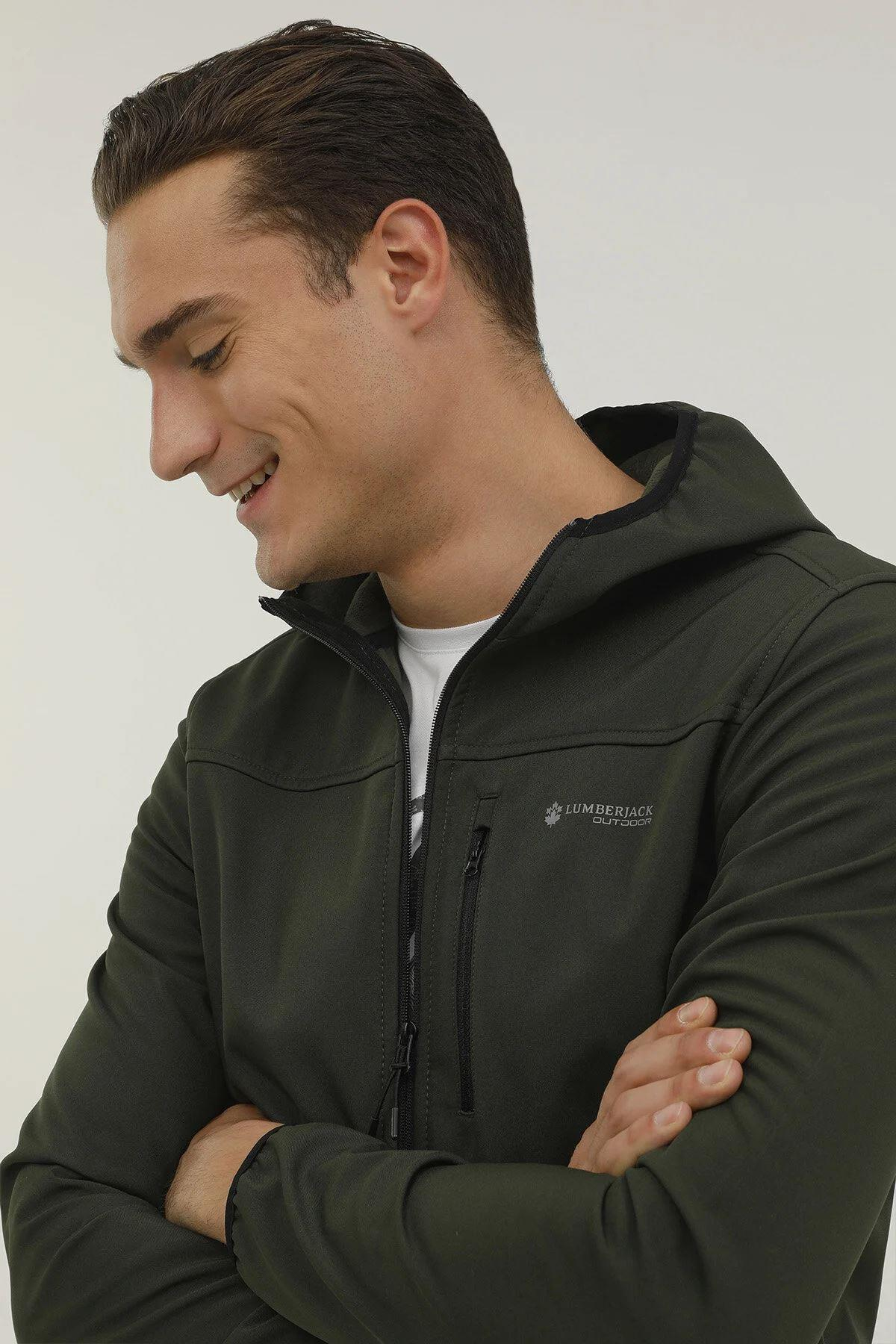 Lumberjack 2W M-Gt16 Basic Softshell 2Pr Erkek Haki Softshell