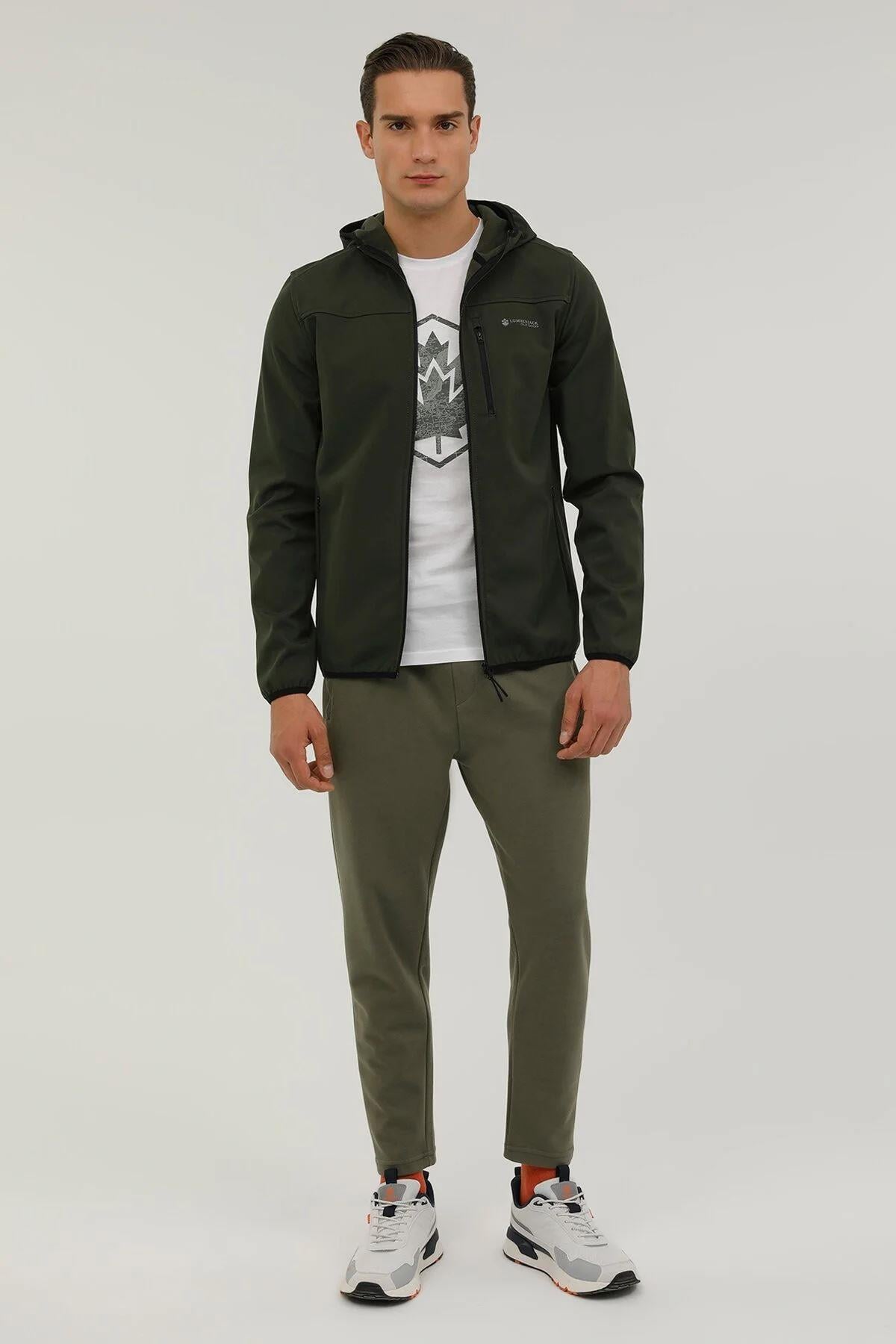 Lumberjack 2W M-Gt16 Basic Softshell 2Pr Erkek Haki Softshell