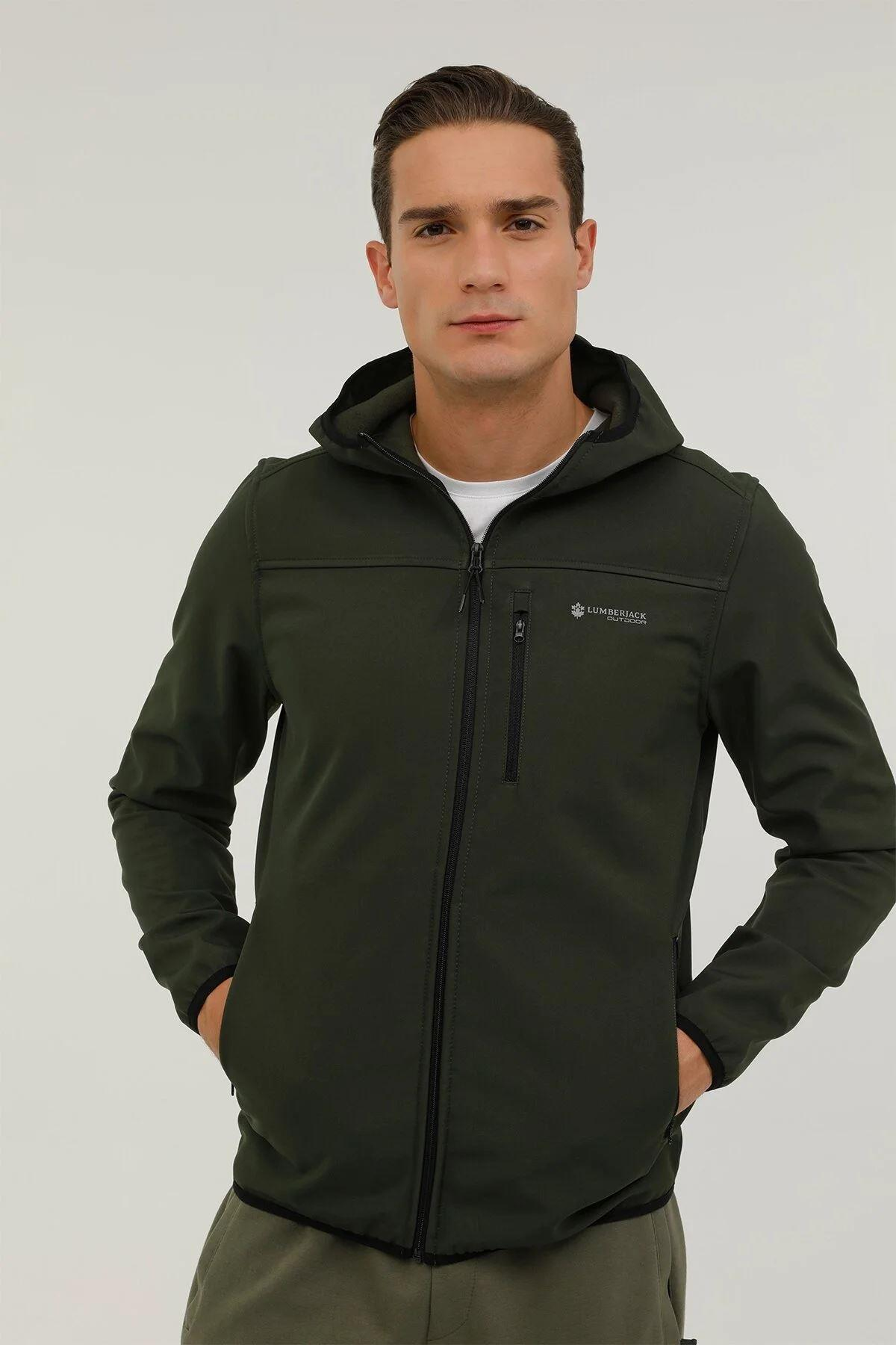 Lumberjack 2W M-Gt16 Basic Softshell 2Pr Erkek Haki Softshell
