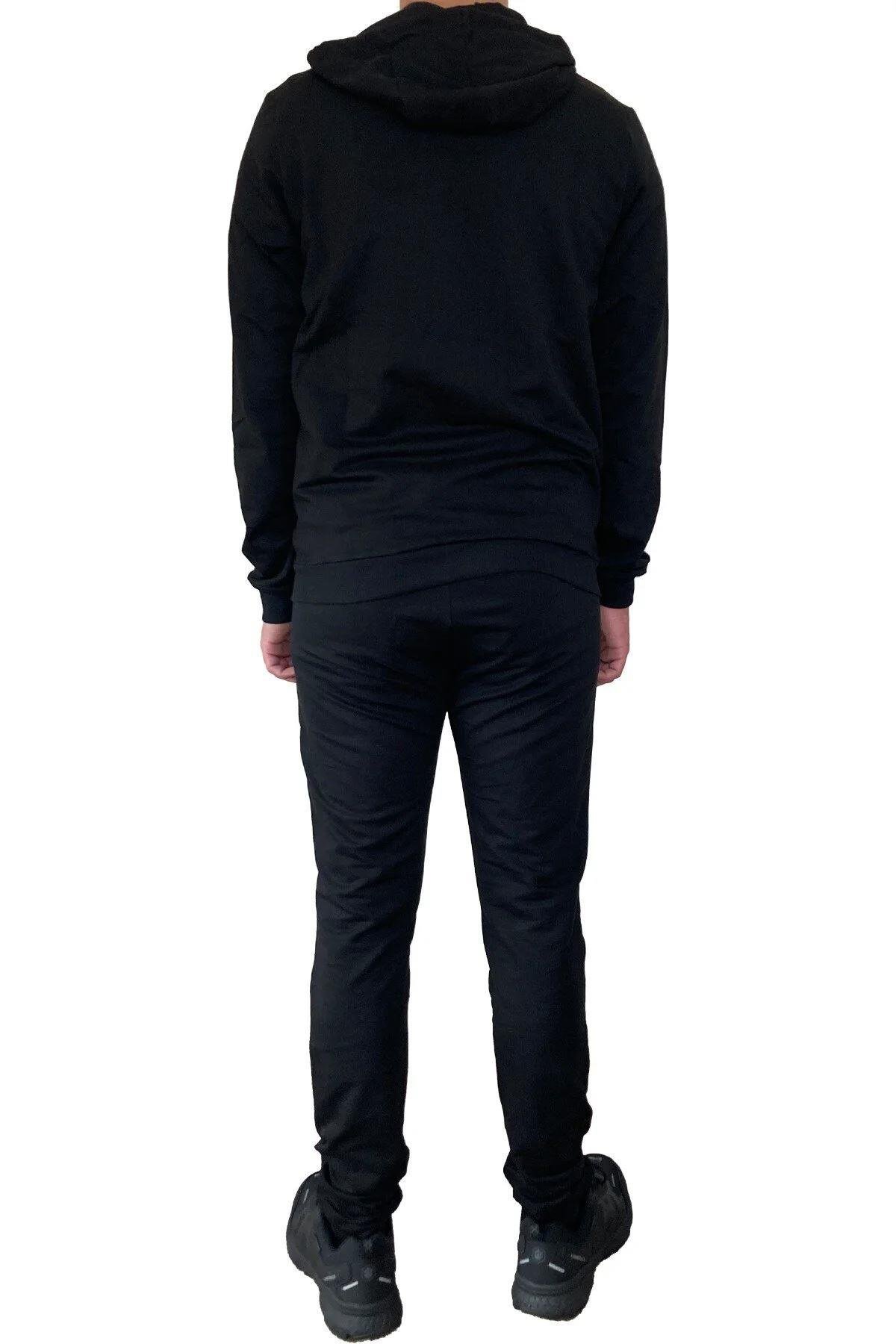 Lumberjack 2W M-Smr Basic Track Suit 2Pr Erkek Siyah Eşofman Takım