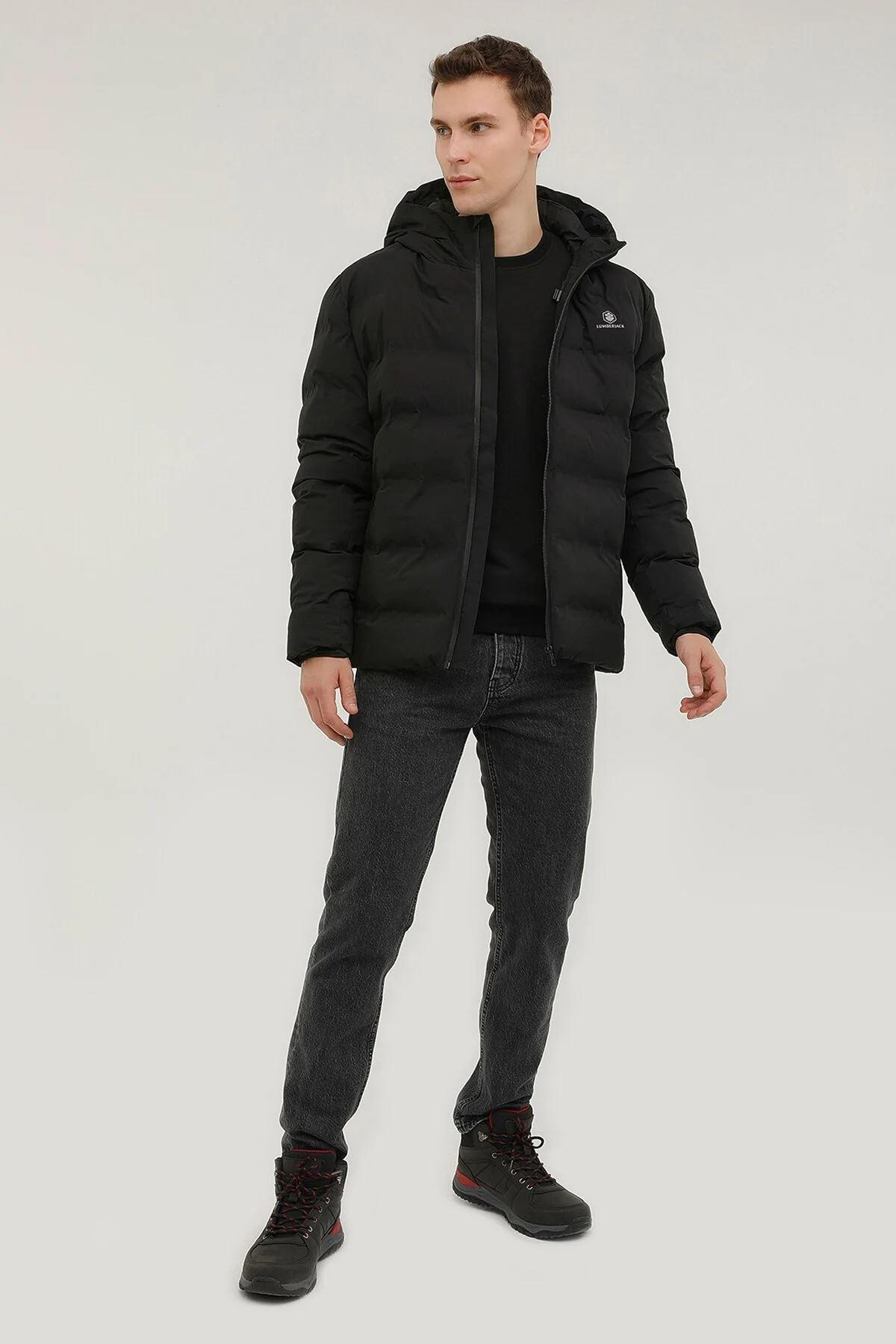 Lumberjack 2W M-Sn22 Nolan Coat 2Pr Erkek Siyah Mont