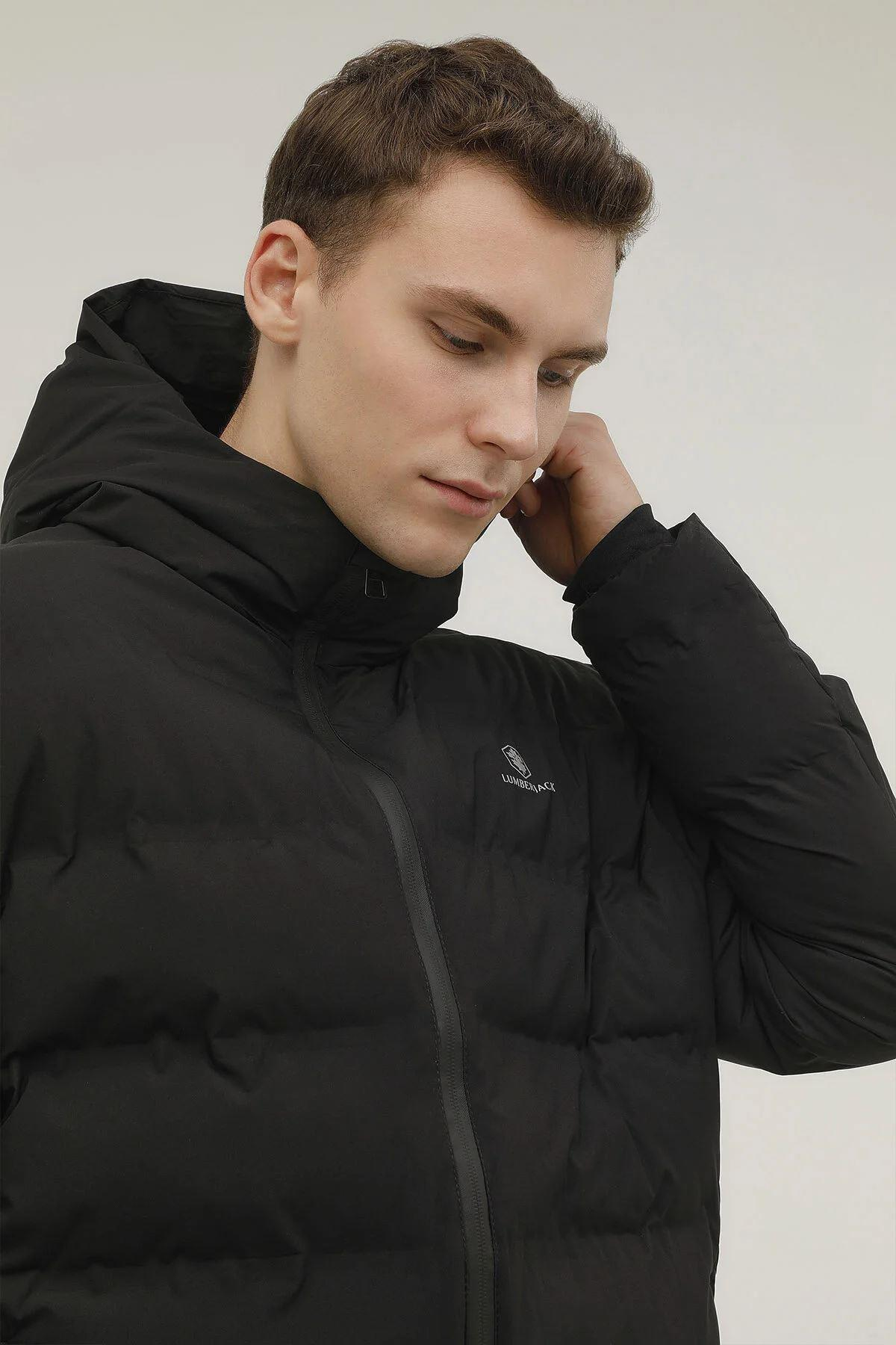 Lumberjack 2W M-Sn22 Nolan Coat 2Pr Erkek Siyah Mont