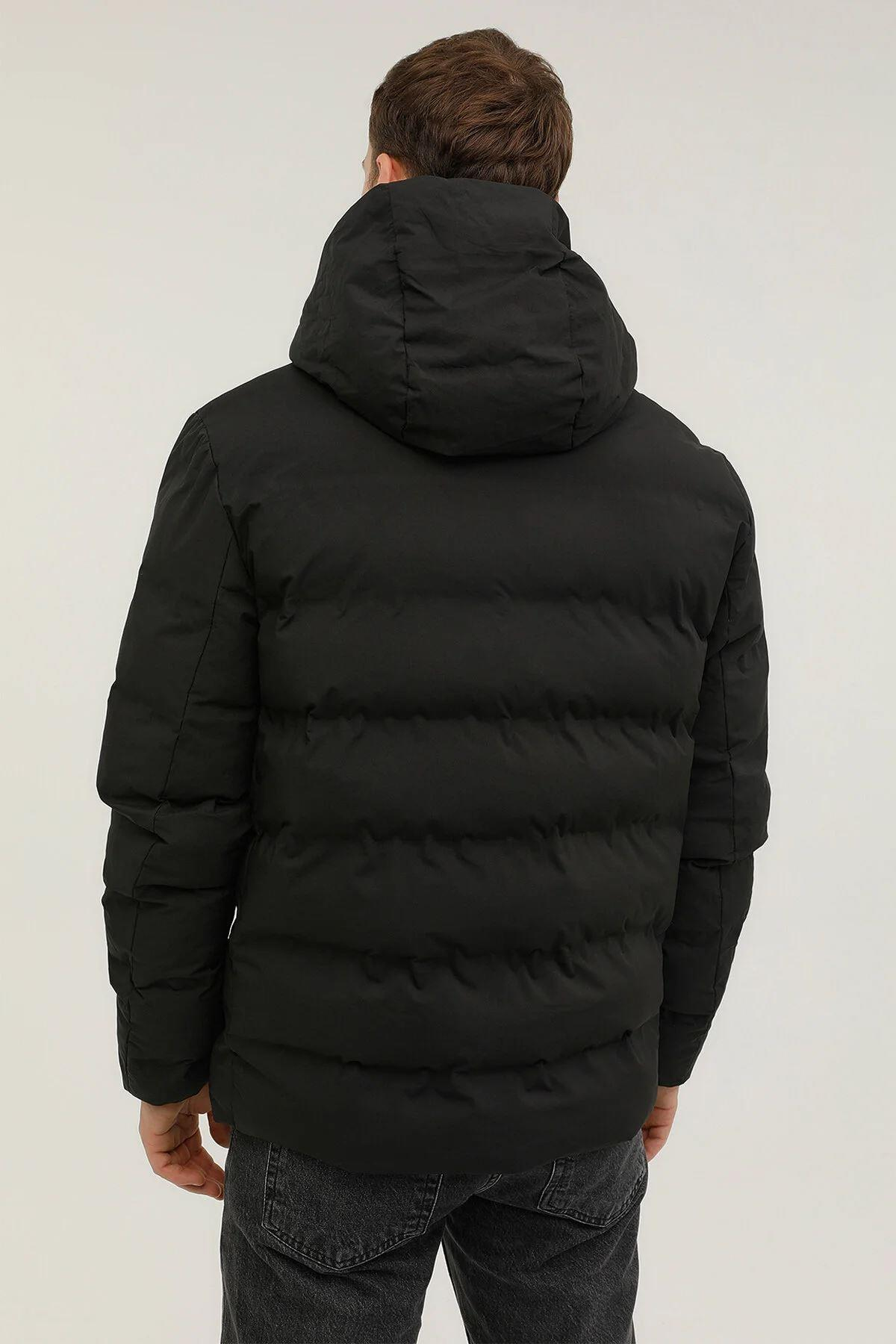 Lumberjack 2W M-Sn22 Nolan Coat 2Pr Erkek Siyah Mont