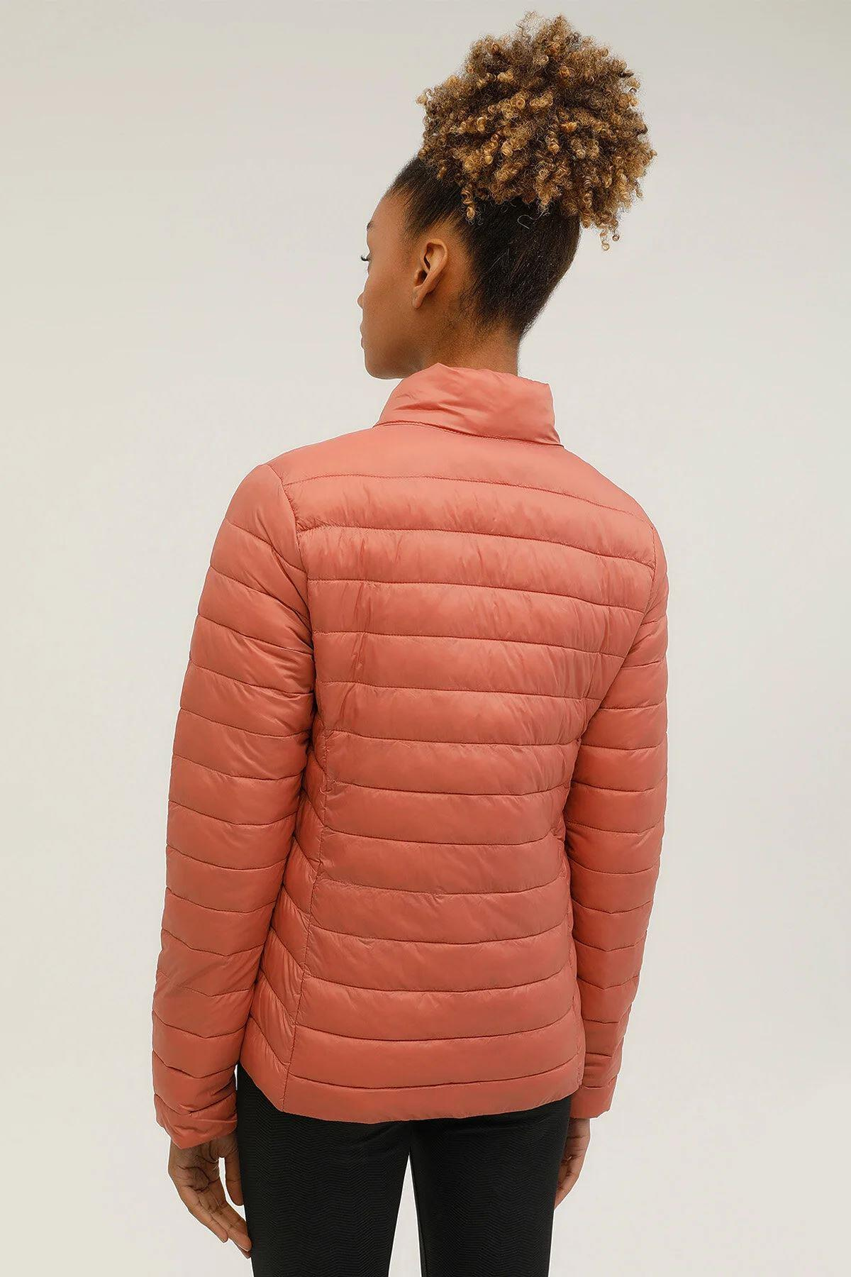 Lumberjack 2W W-Sn28 Basic Padded Coat 2Pr Kadın Kahverengi Mont