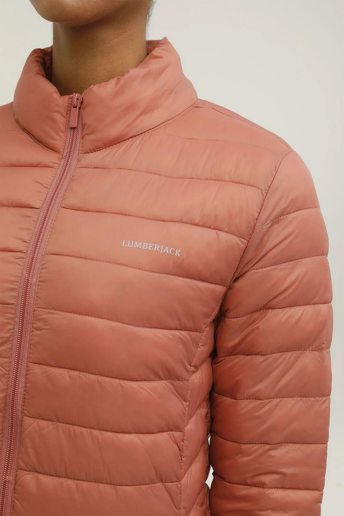 Lumberjack 2W W-Sn28 Basic Padded Coat 2Pr Kadın Kahverengi Mont