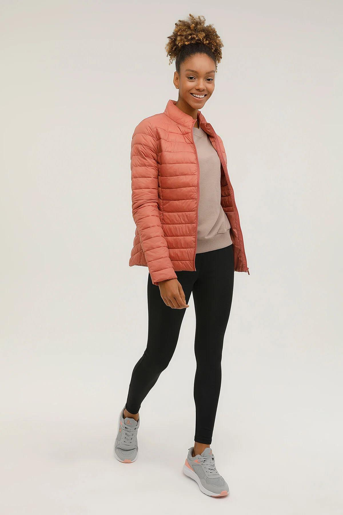 Lumberjack 2W W-Sn28 Basic Padded Coat 2Pr Kadın Kahverengi Mont