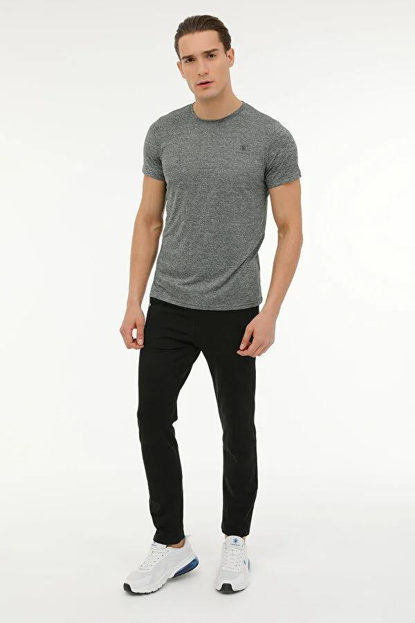 Lumberjack 3M M-Ct1328 Bs-C Ps T-Sh 3Fx Erkek Haki Bisiklet Yaka Tshirt