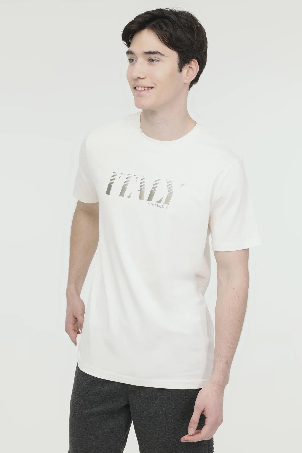 Lumberjack 4M Ml Owen 11Itl1067 4Fx Erkek  Bisiklet Yaka Tshirt