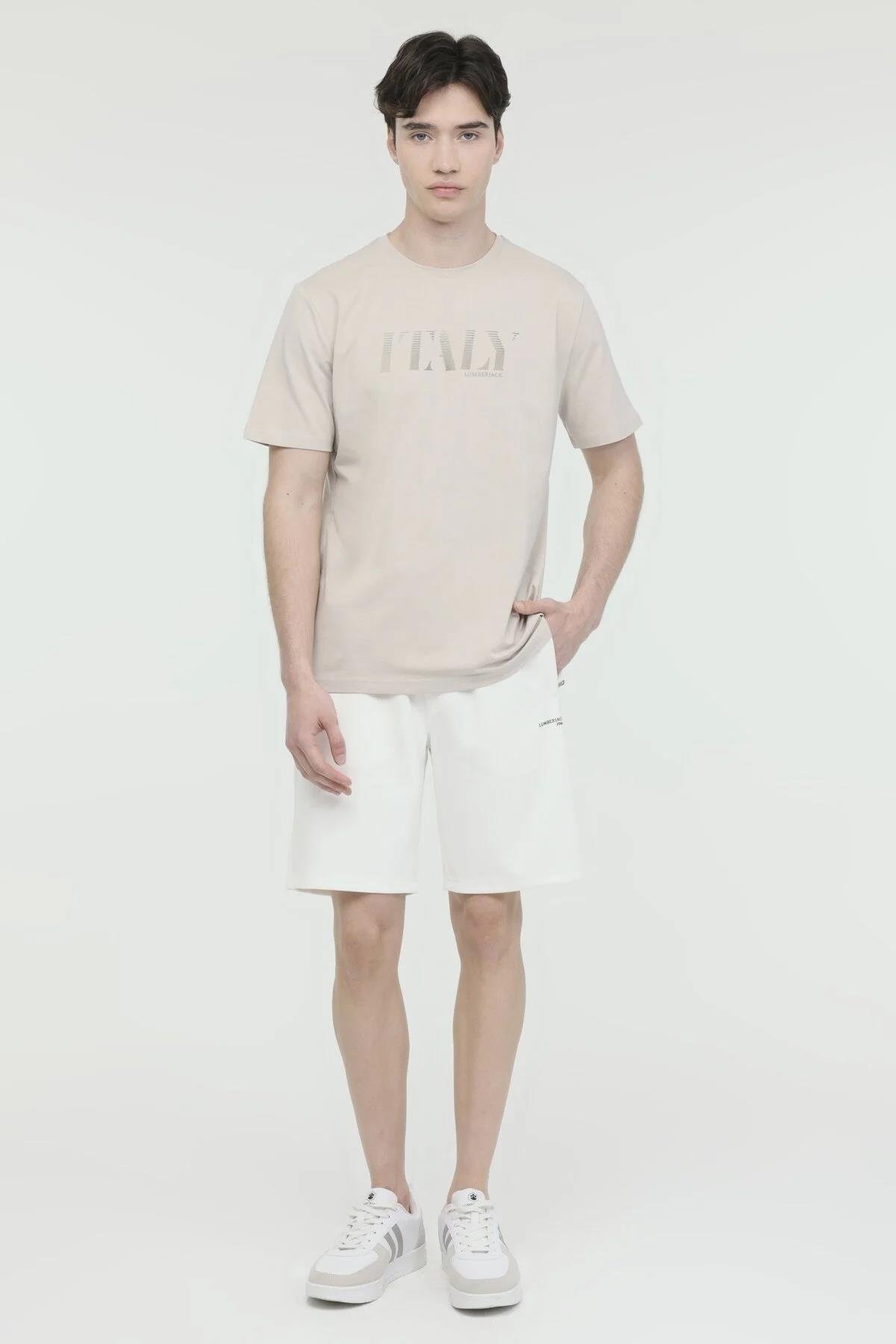 Lumberjack 4M Ml Owen 11Itl1067 4Fx Erkek  Bisiklet Yaka Tshirt