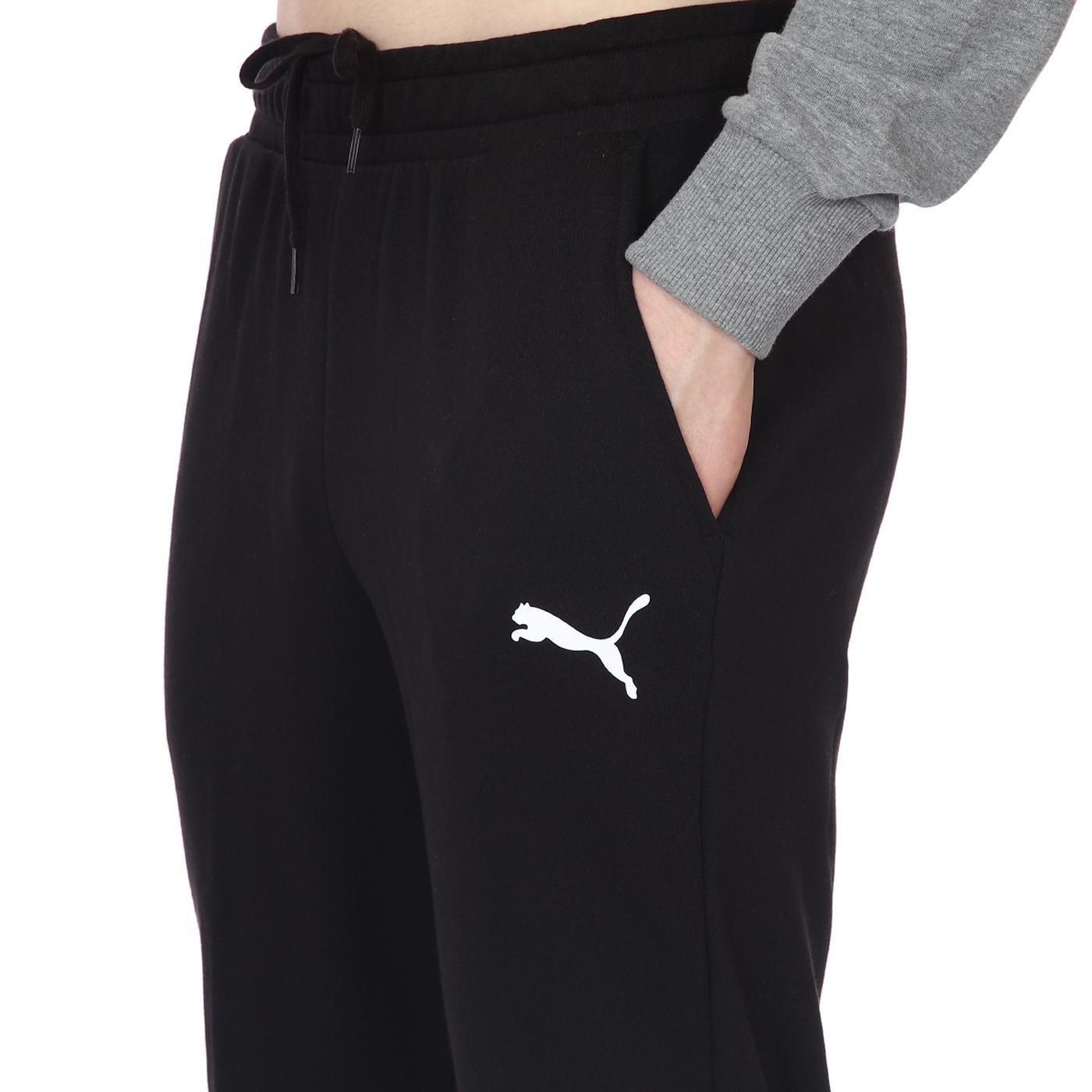 Puma Ess Logo Pants Erkek Siyah Eşofman Alt