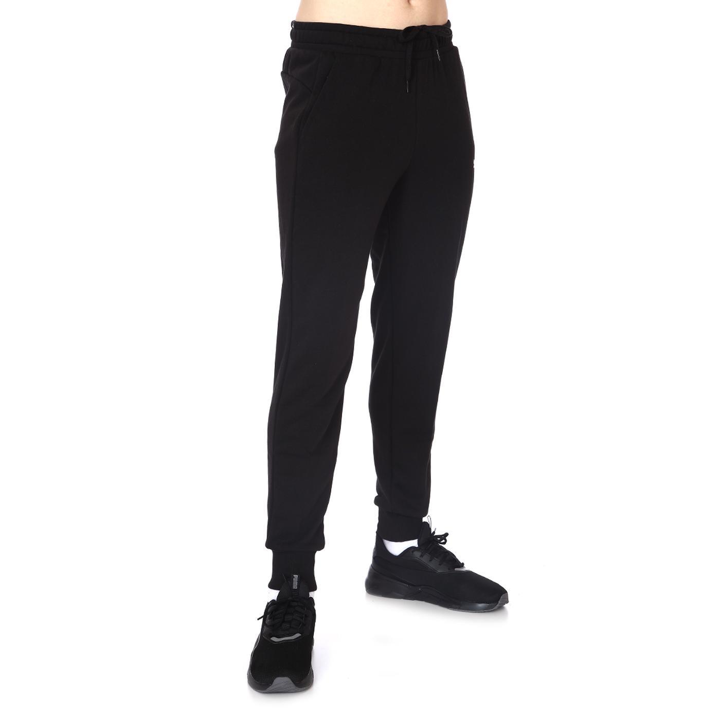 Puma Ess Logo Pants Erkek Siyah Eşofman Alt