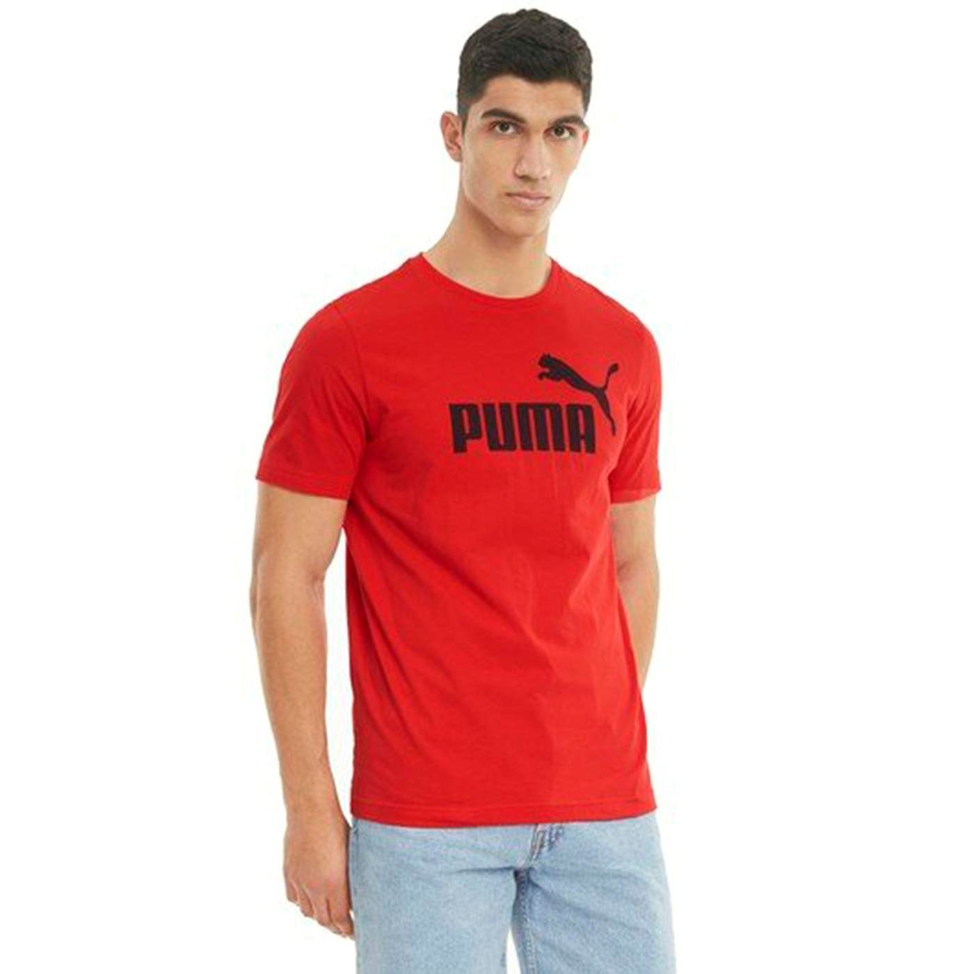 Puma Ess Logo Tee Erkek  Bisiklet Yaka Tshirt