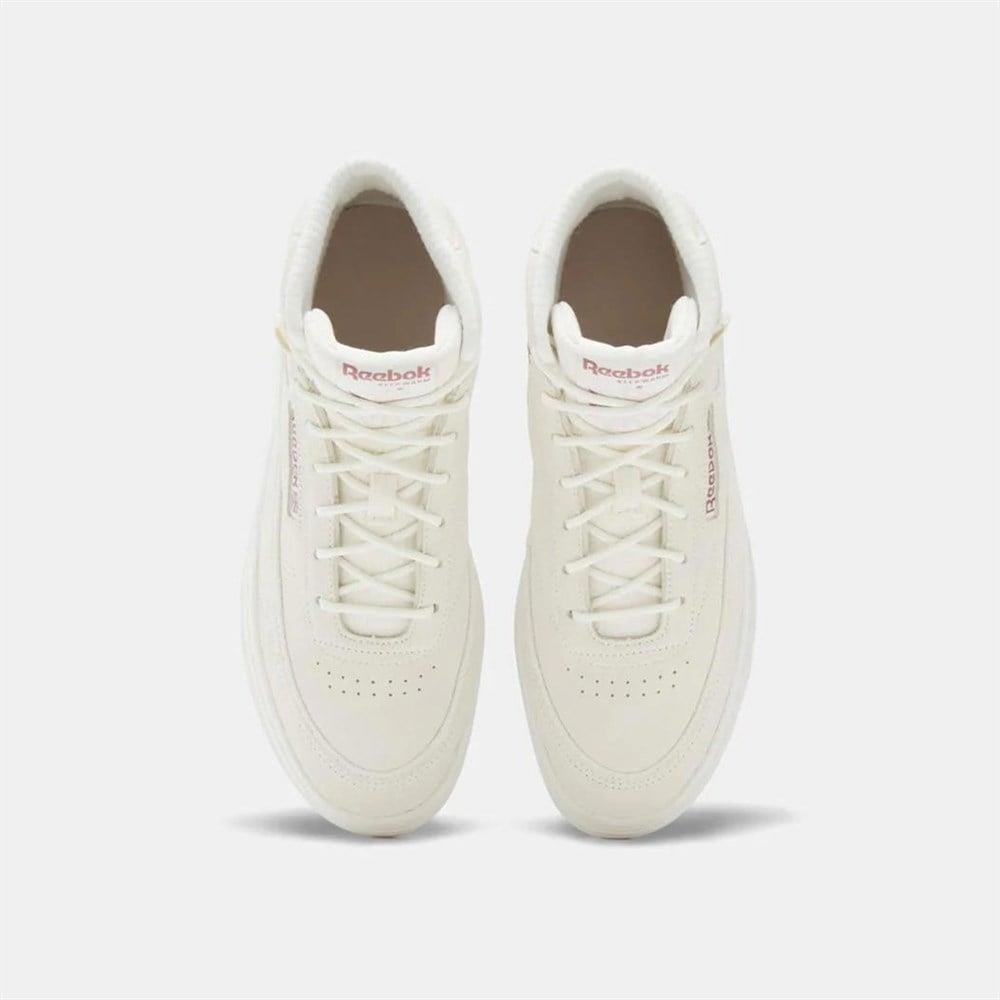 Reebok Club C Geo Mid Kadın Beyaz Spor Ayakkabı