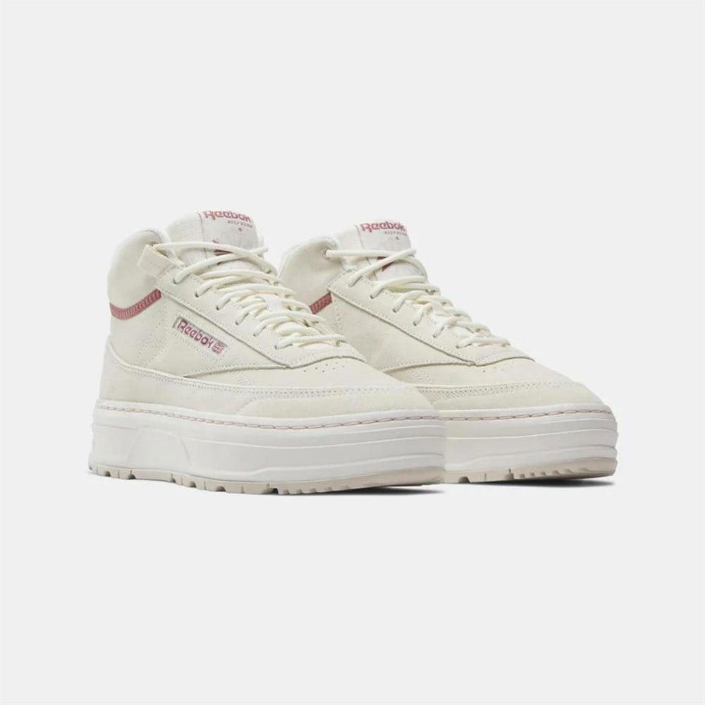 Reebok Club C Geo Mid Kadın Beyaz Spor Ayakkabı