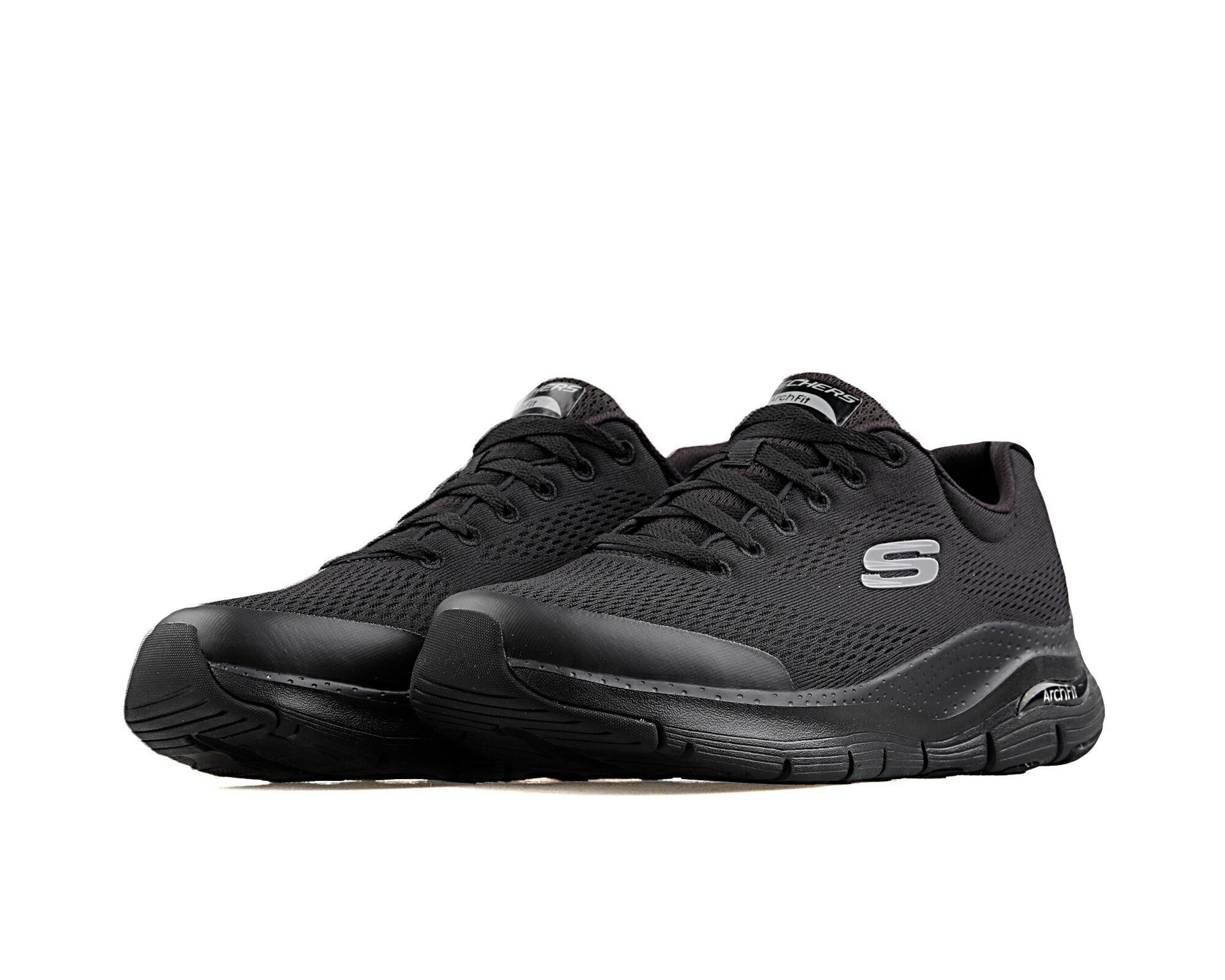 Skechers Arch Fit Erkek Siyah Spor Ayakkabı