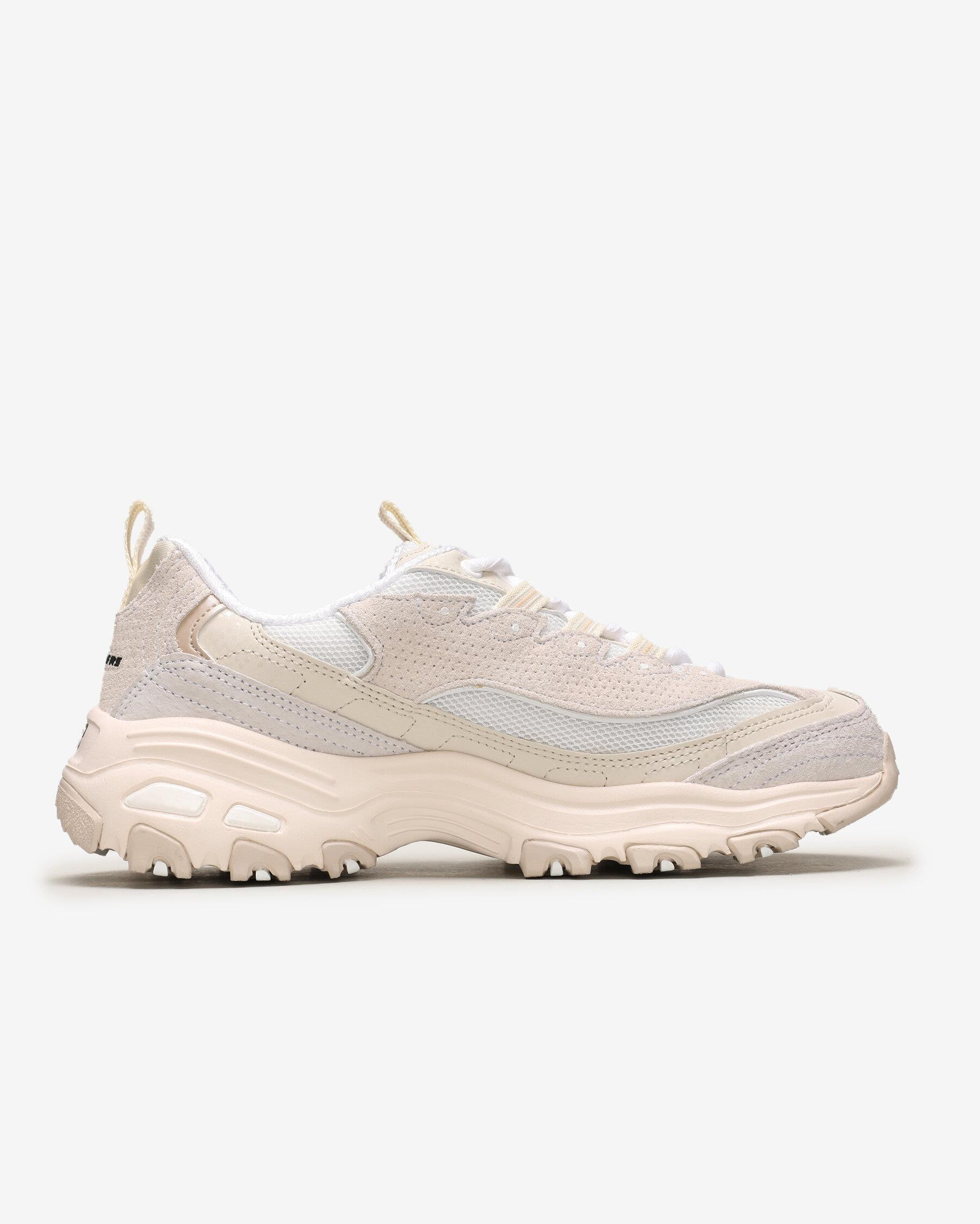 Skechers D'Lites-Free Energy Kadın Krem Spor Ayakkabı