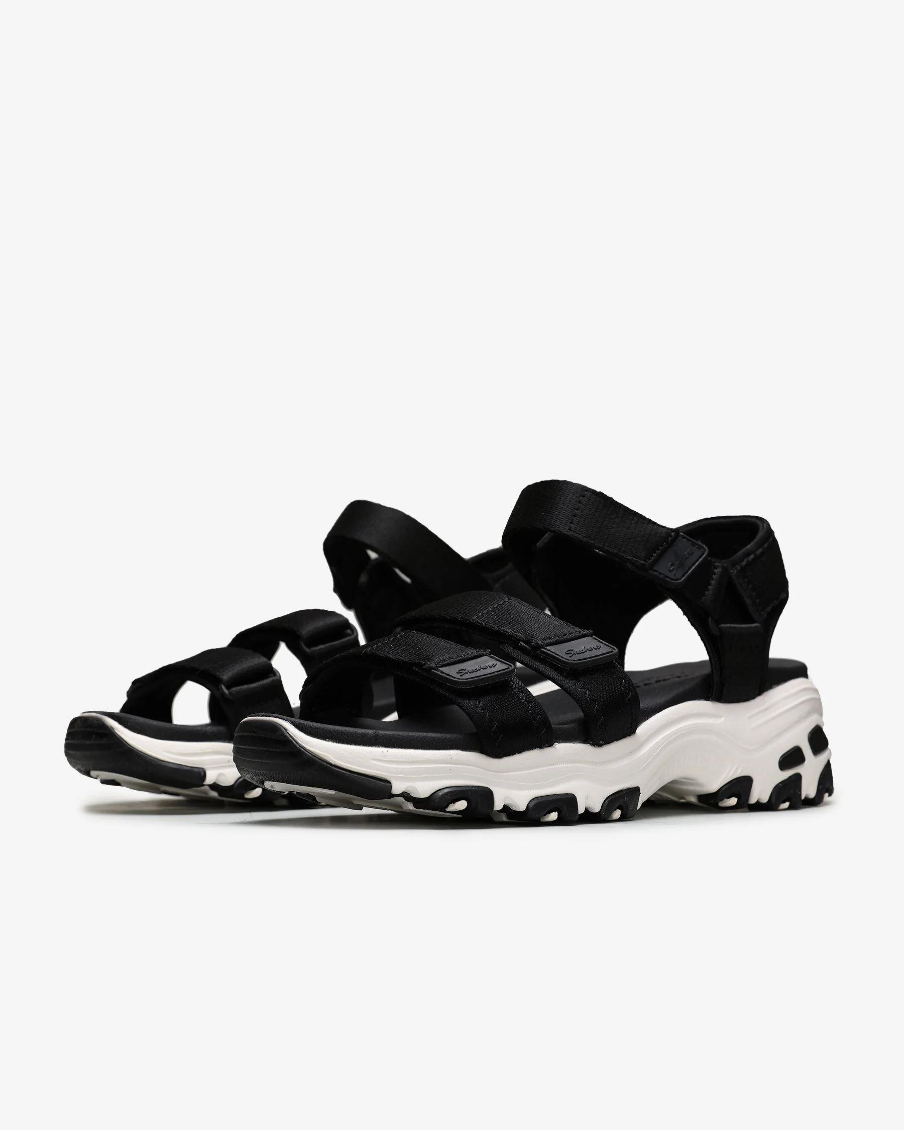 Skechers D'Lites - Fresh Catch Kadın Siyah Sandalet